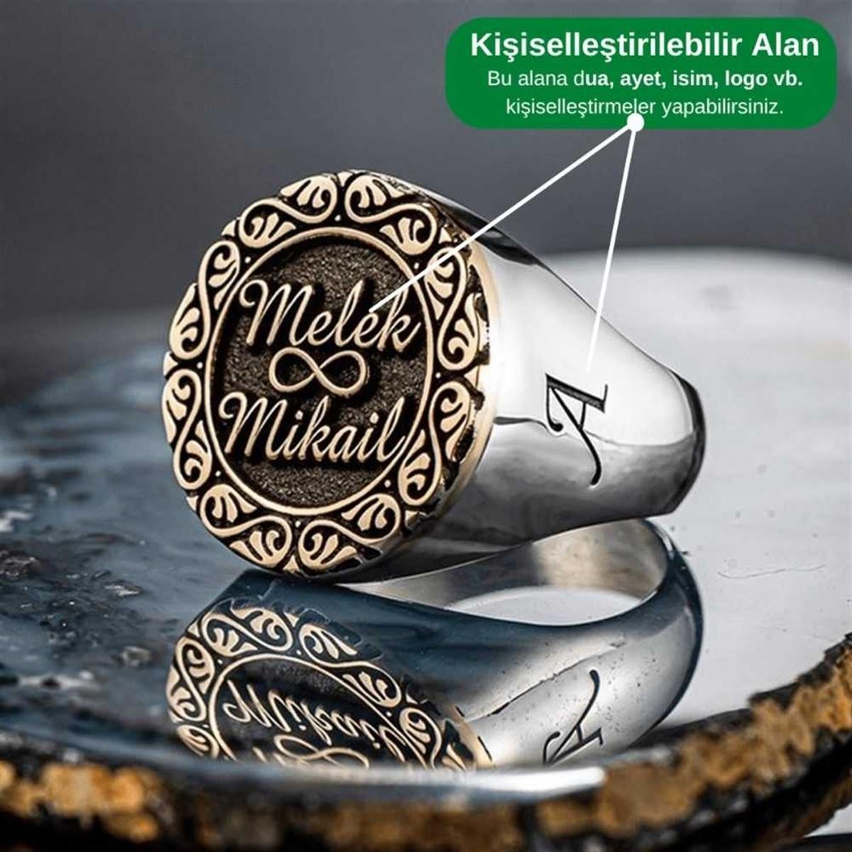 İsim Yazılabilen Kişiye Özel Gümüş Yüzük