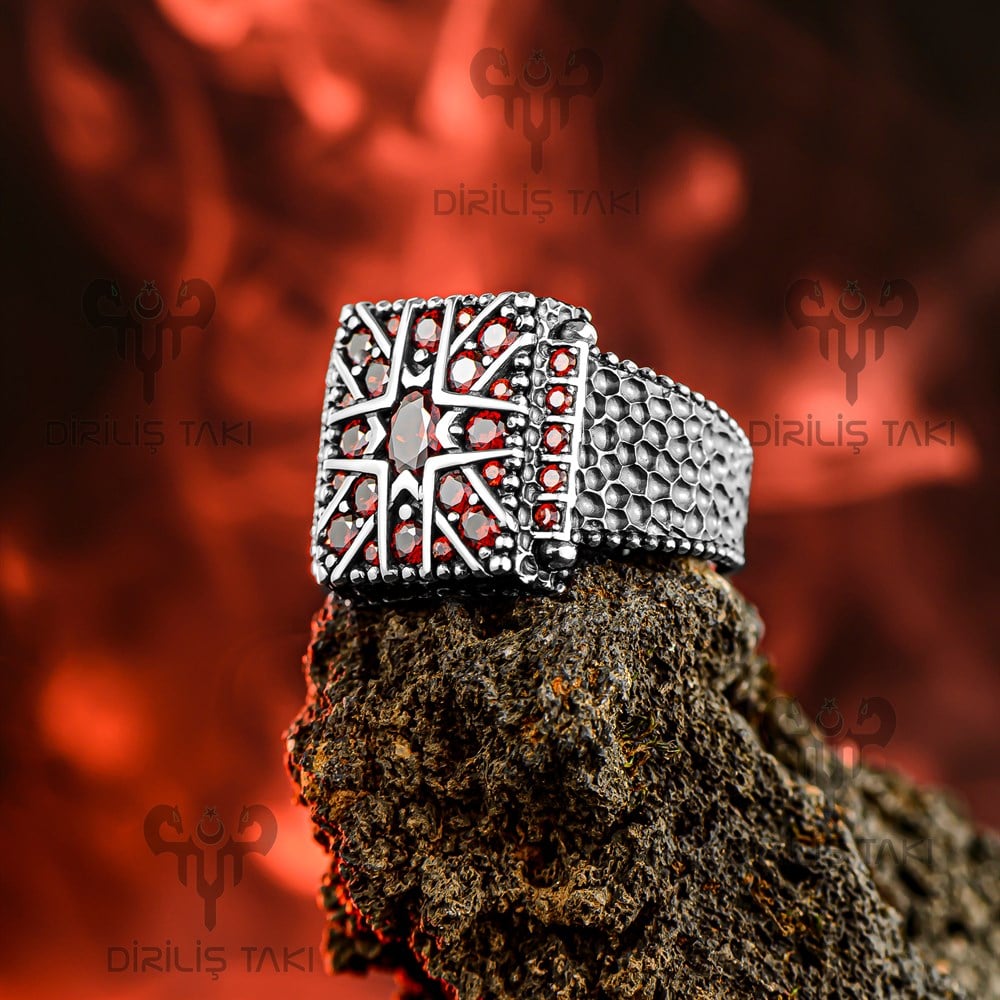 Unique Design Square Model Silver Ring For Men
