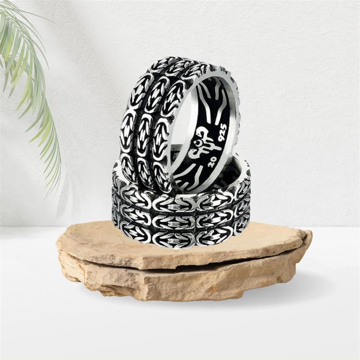 King Silver Wedding Men's Ring