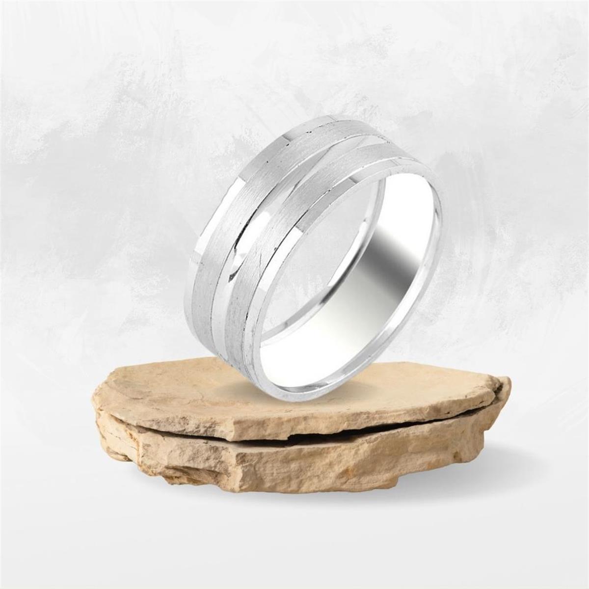 Sade Klasik Gümüş Alyans