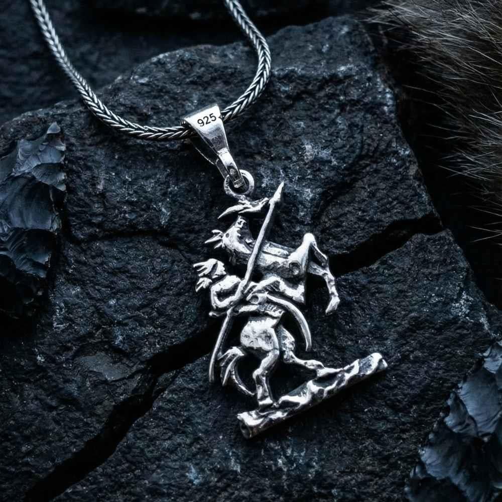 Şahlanan Kürşat Model Gümüş KolyeOsmanlı Kolye