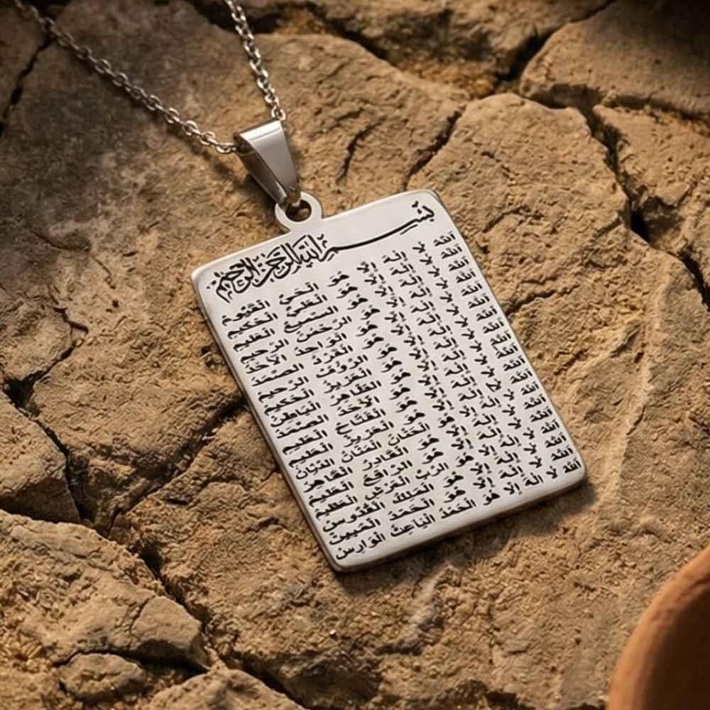 Şahmeran Duası Gümüş KolyeDualı Kolye