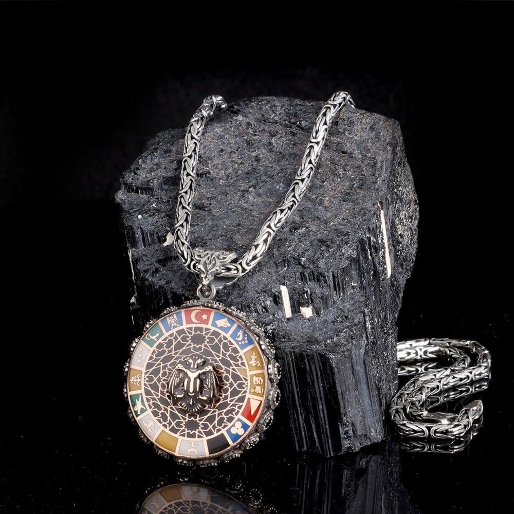 Selçuklu Kartalı 16 Türk Devleti Gümüş Kolye