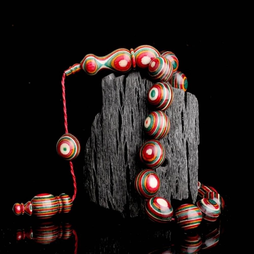 Sistemli Kâfur Ağacı 17'li Efe Maskot Model TesbihDoğal Ağaç Tesbih