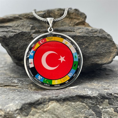 Türk Devletleri Gümüş Kolye