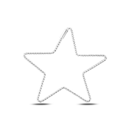 Yıldız Model Burgulu Gümüş Küpe