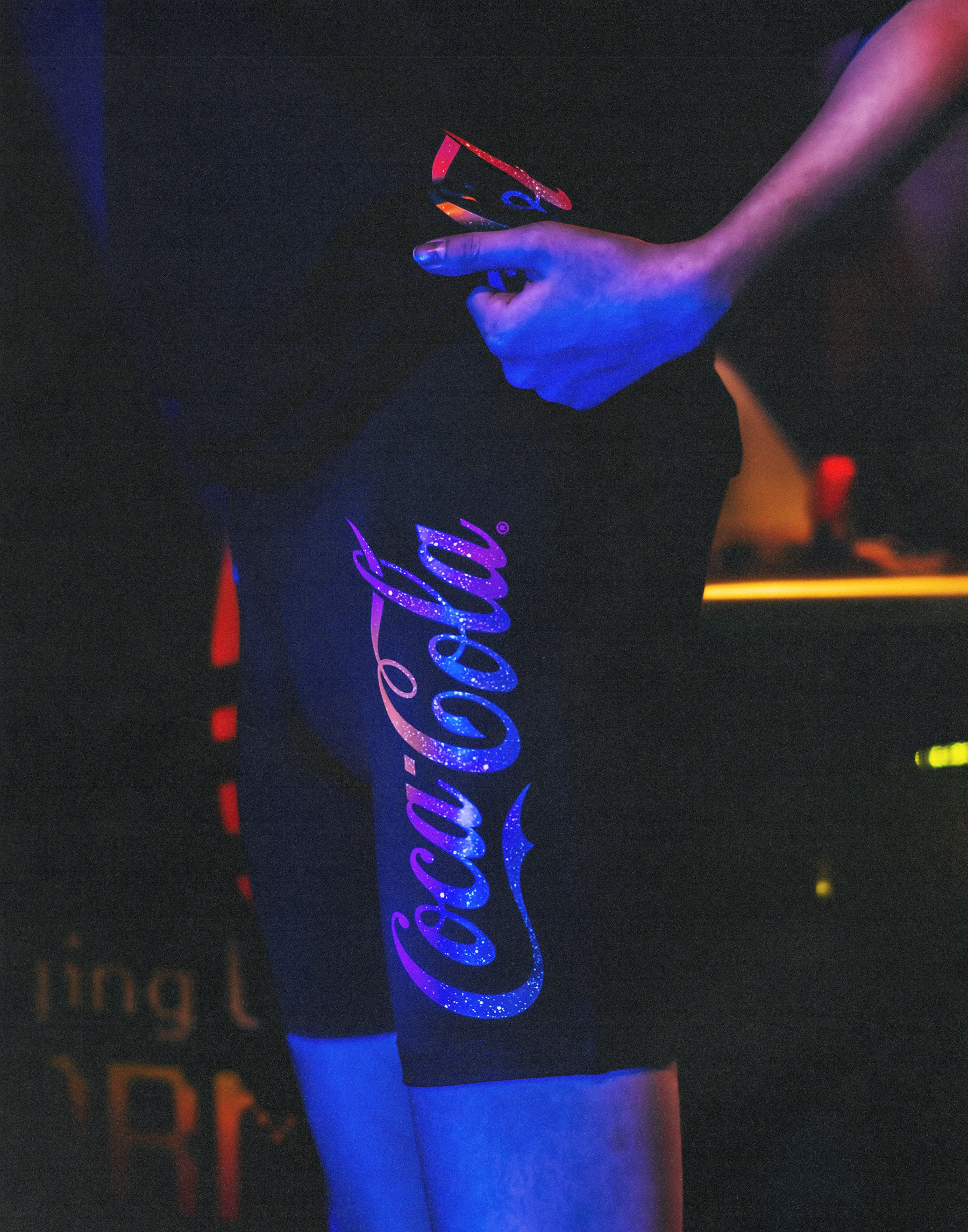Fineapple & Coca Cola Siyah Biker Tayt 009