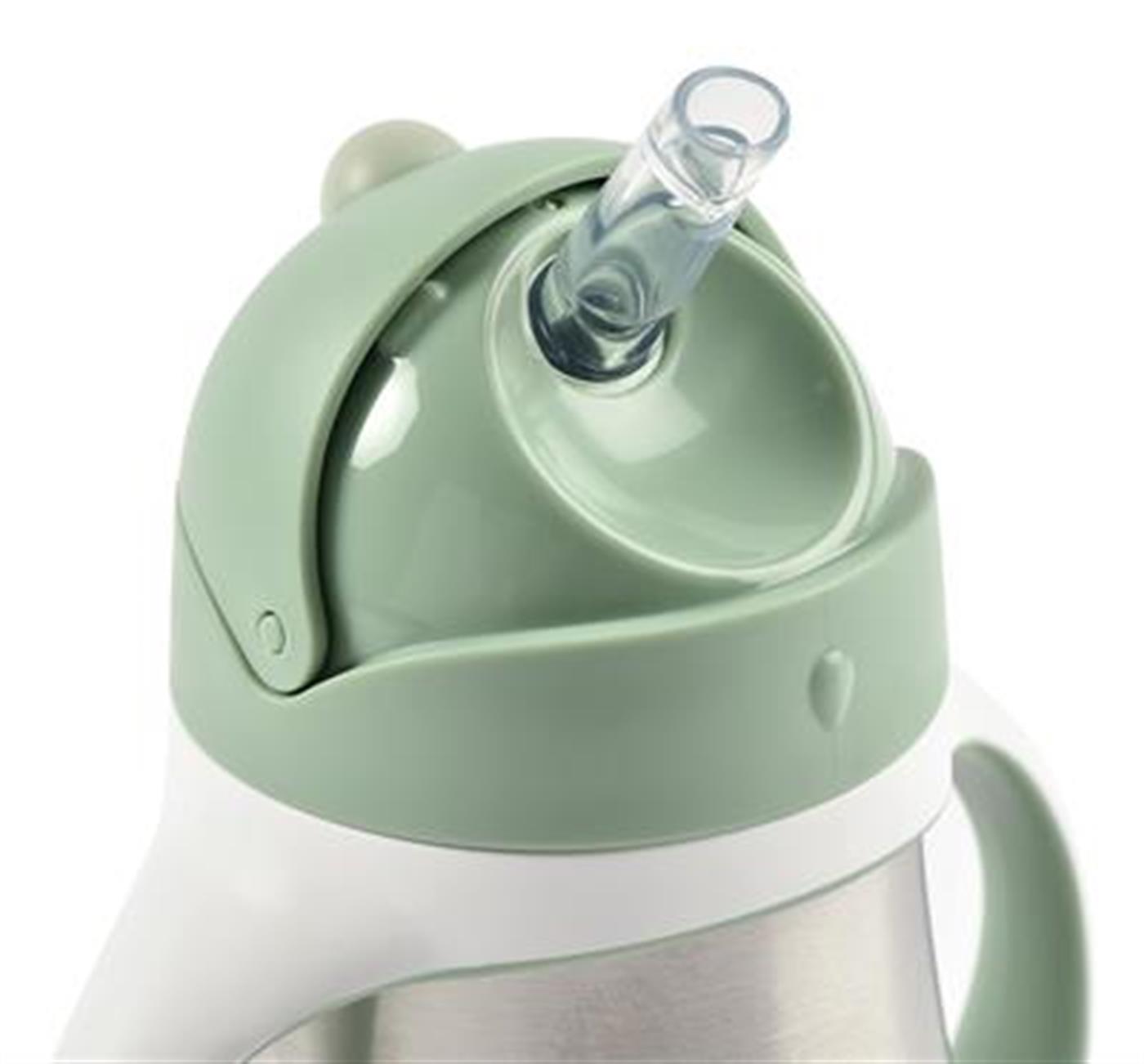 250 ml Çelik Pipetli Suluk Sage Green