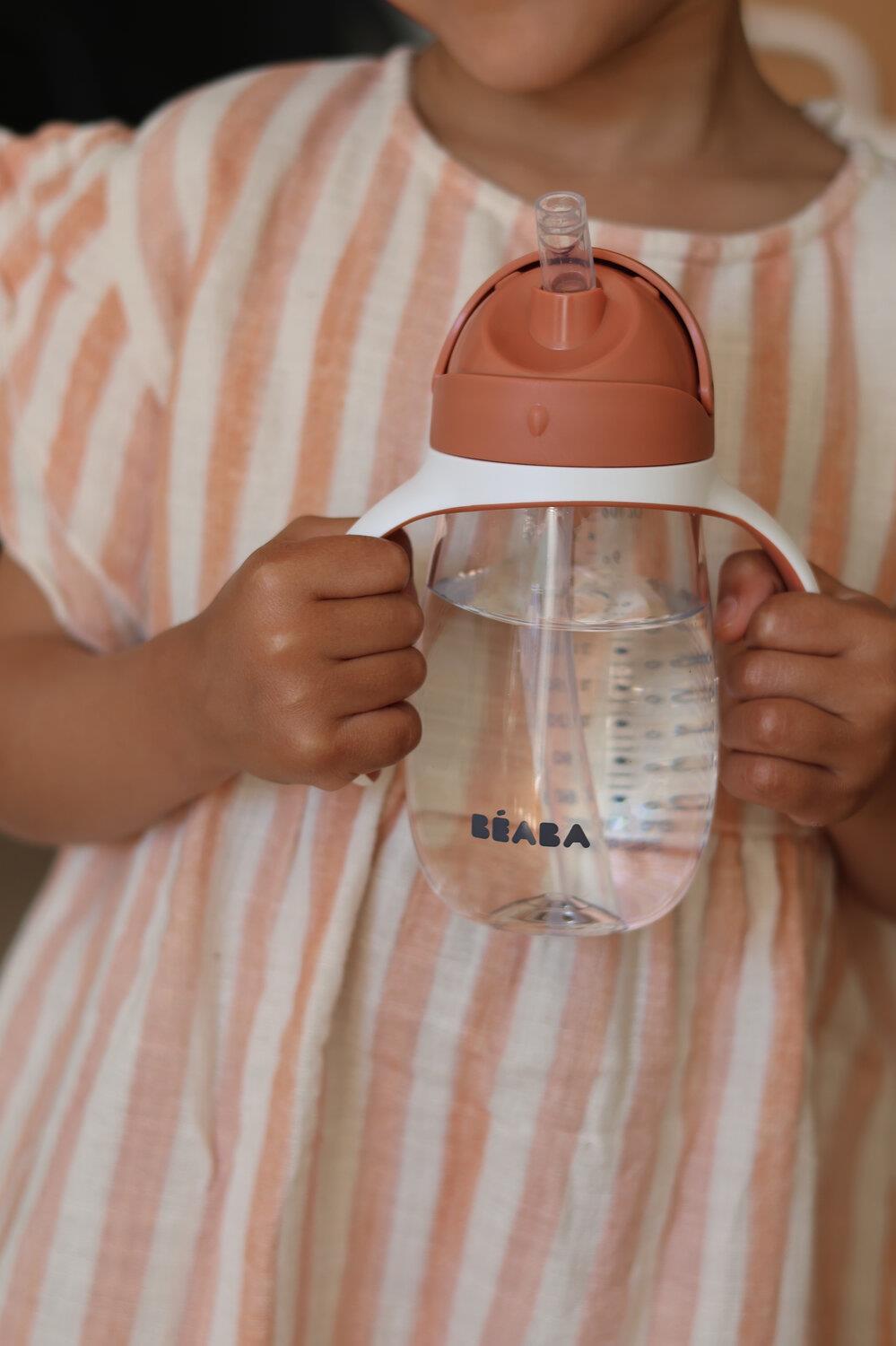 300 ml Şeffaf Pipetli Suluk, Terracotta