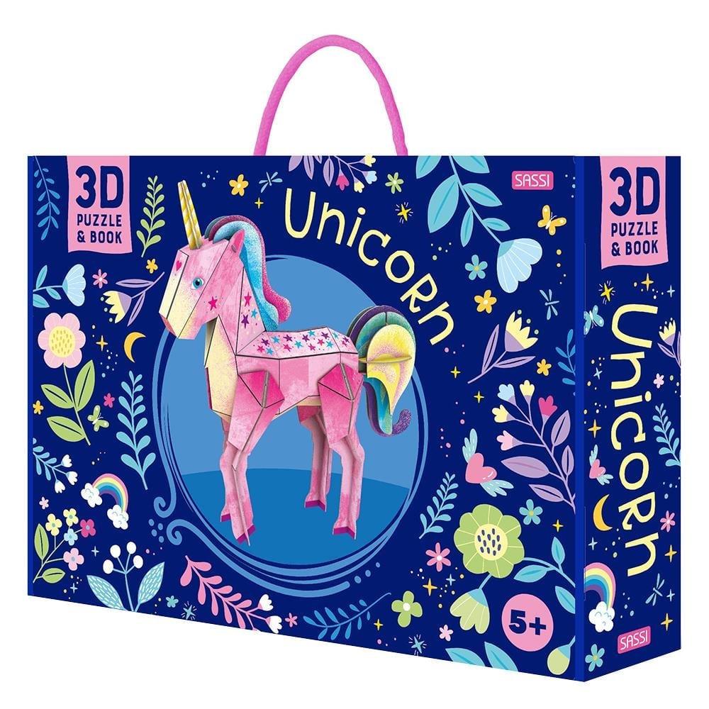 3D Unicorn -Book And 3D Model +5 Yaş