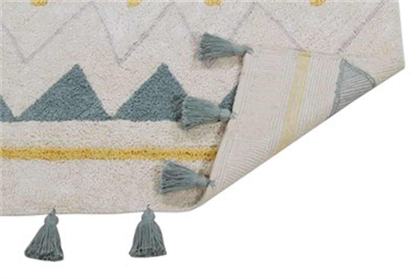 Azteca Natural-Vintage Mavi - Buyuk