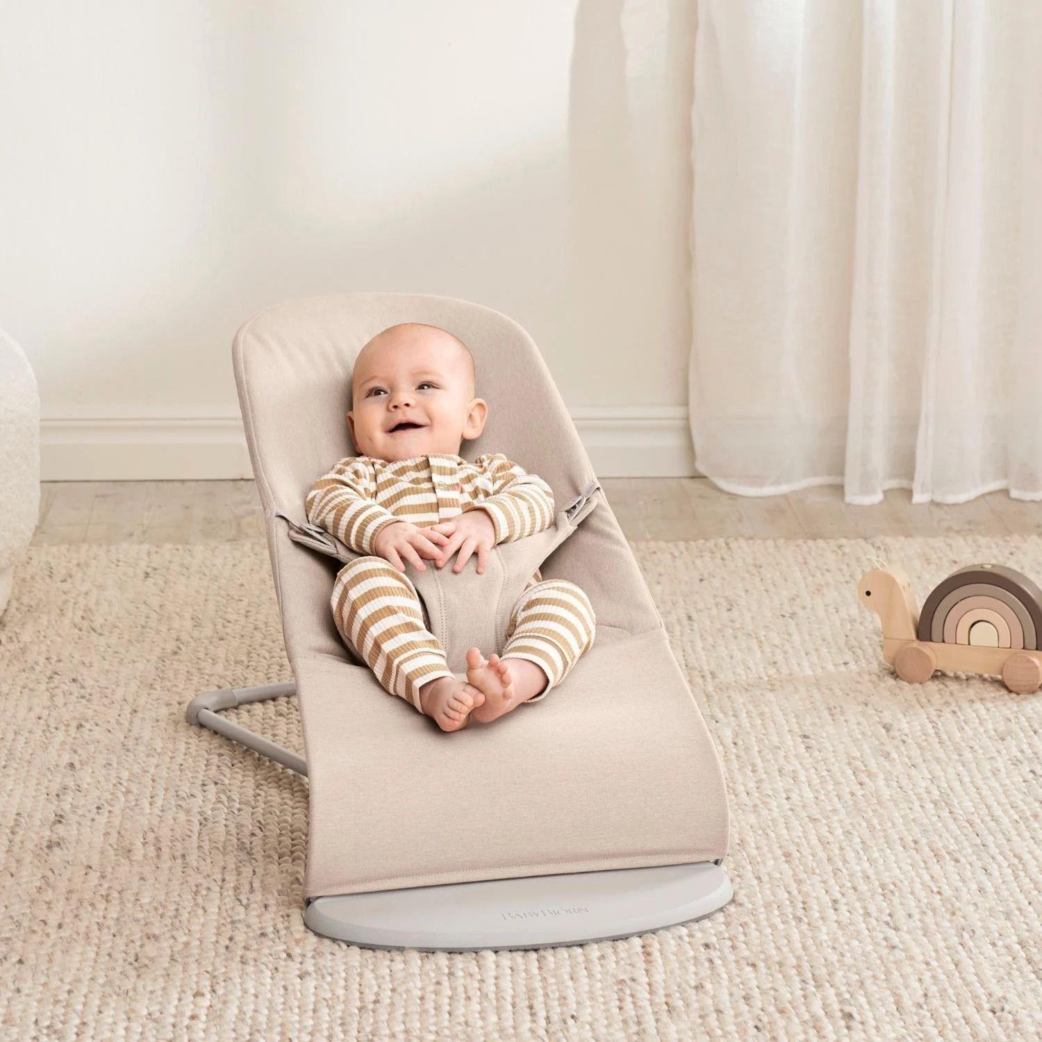 BabyBjörn 2li Set Bliss Ana Kucağı & Kanguru Harmony Woven Melange Light Beige