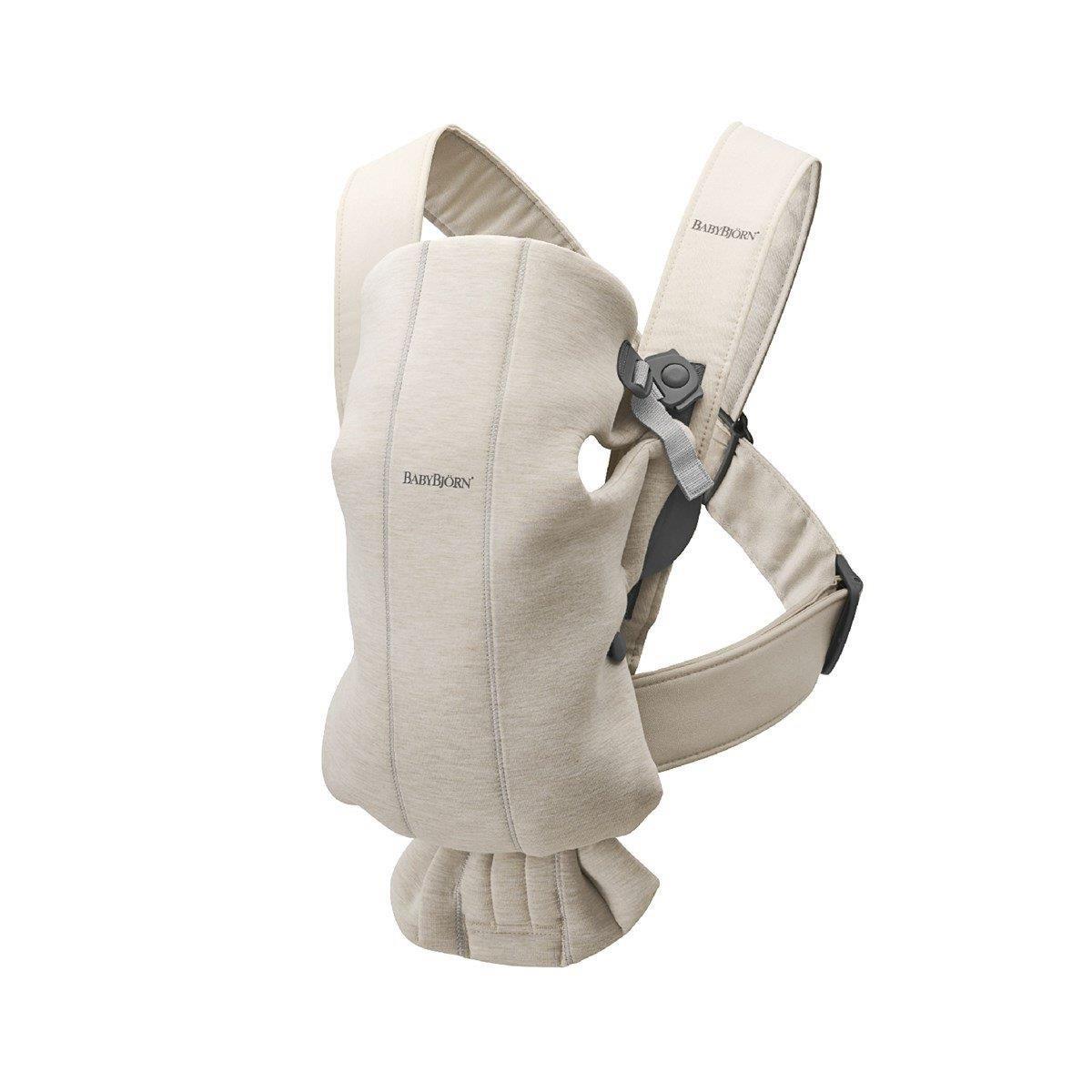 BabyBjörn 2li Set Bliss Ana kucağı & Kanguru Mini 3D Jersey Light Beige