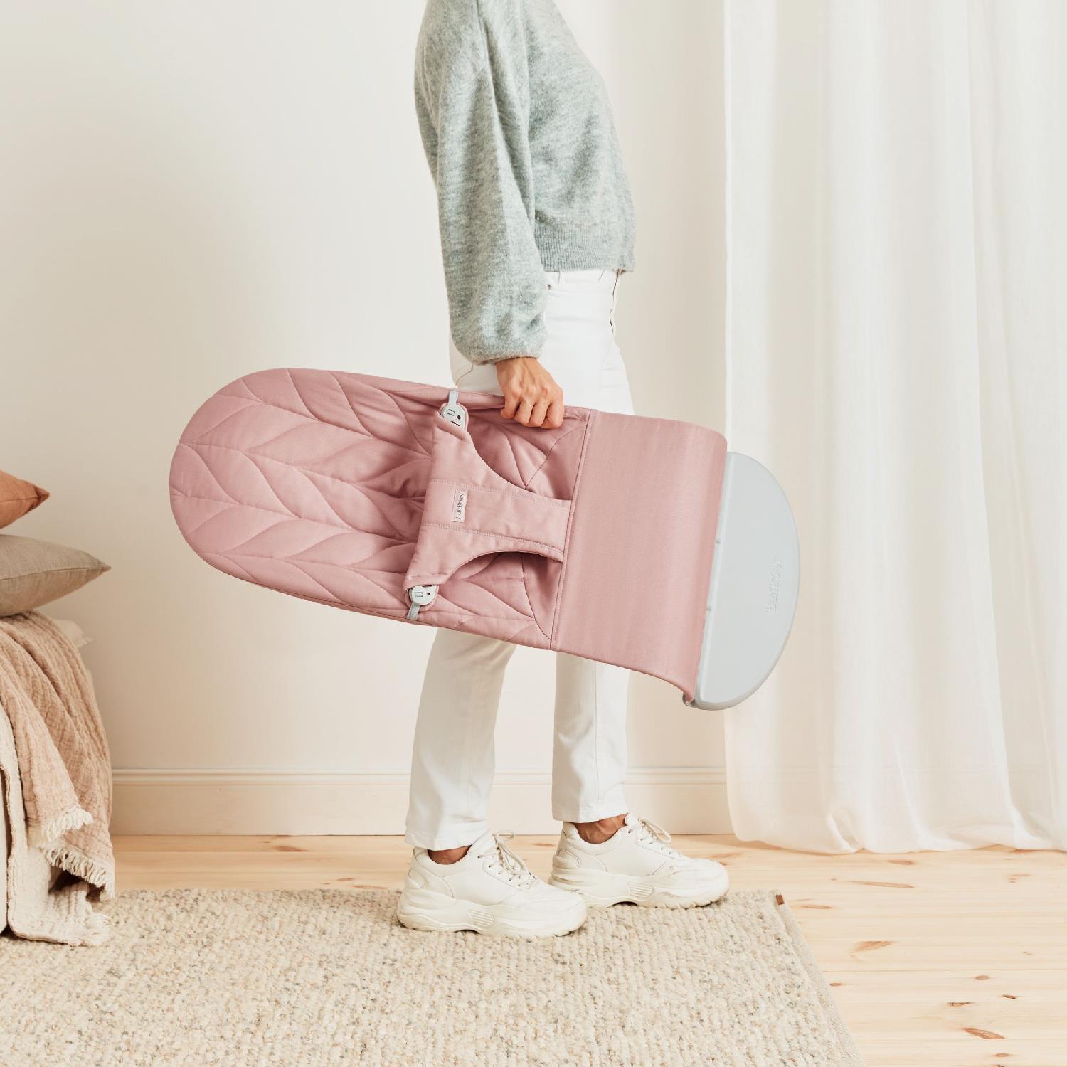 BabyBjörn Bliss Ana Kucağı Petal Woven Cotton Çantalı / Dusty Pink