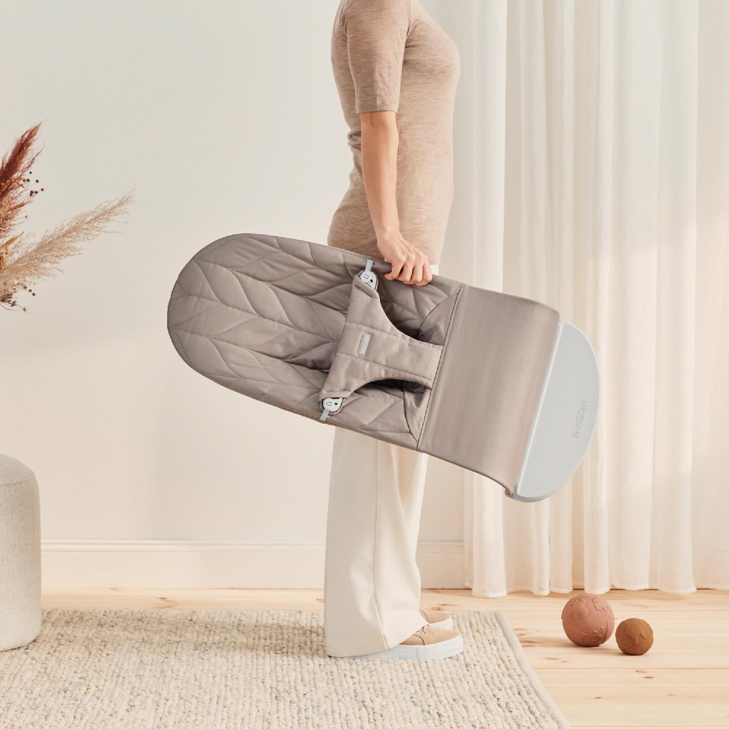 BabyBjörn Bliss Ana Kucağı Petal Woven Cotton Çantalı Sand Grey