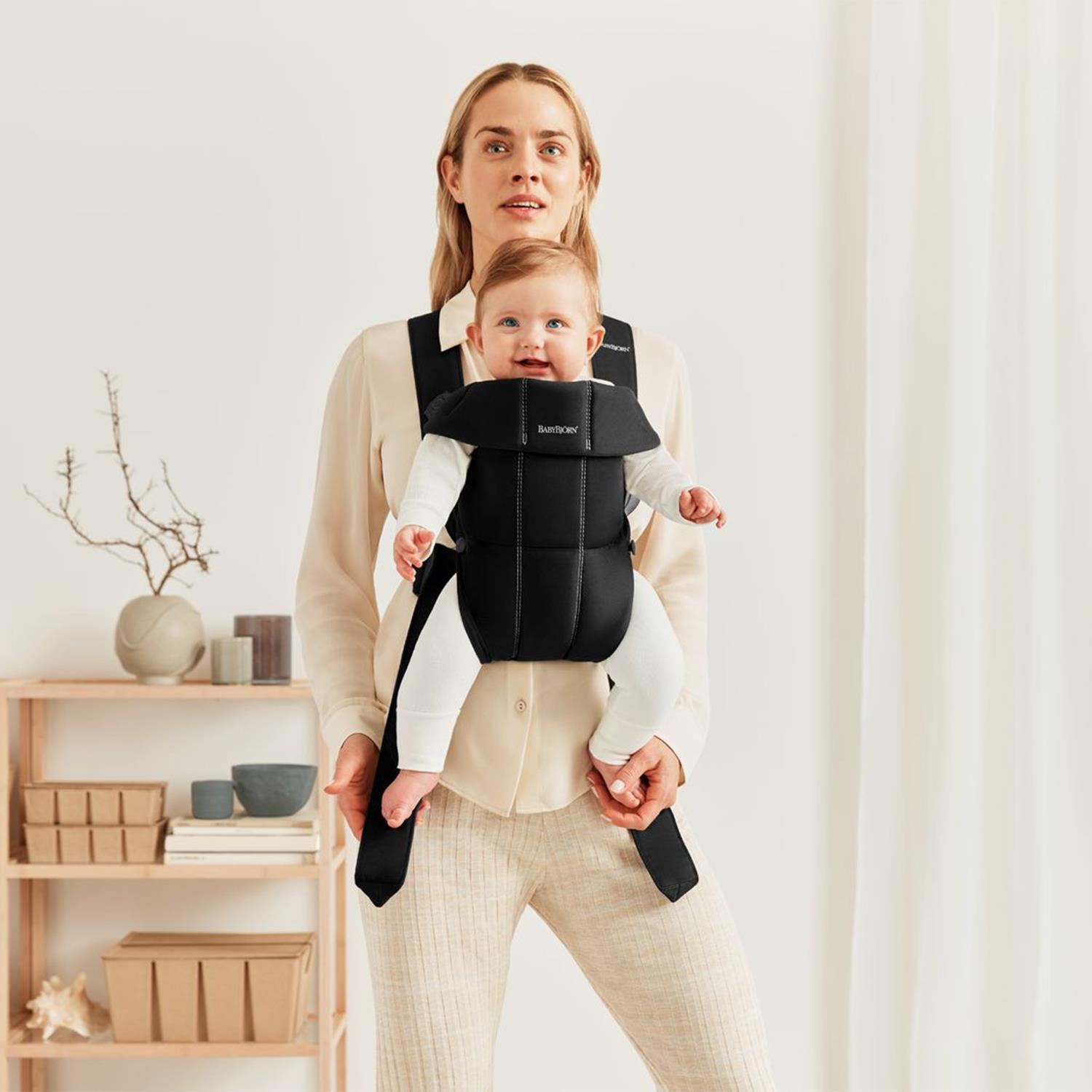 BabyBjörn Kanguru Mini Woven Black
