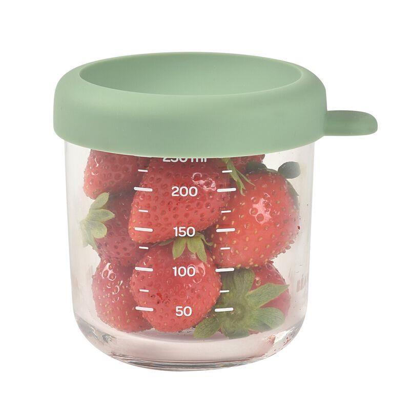 Bebek cam mama kavanozu 250 ml, Sage green