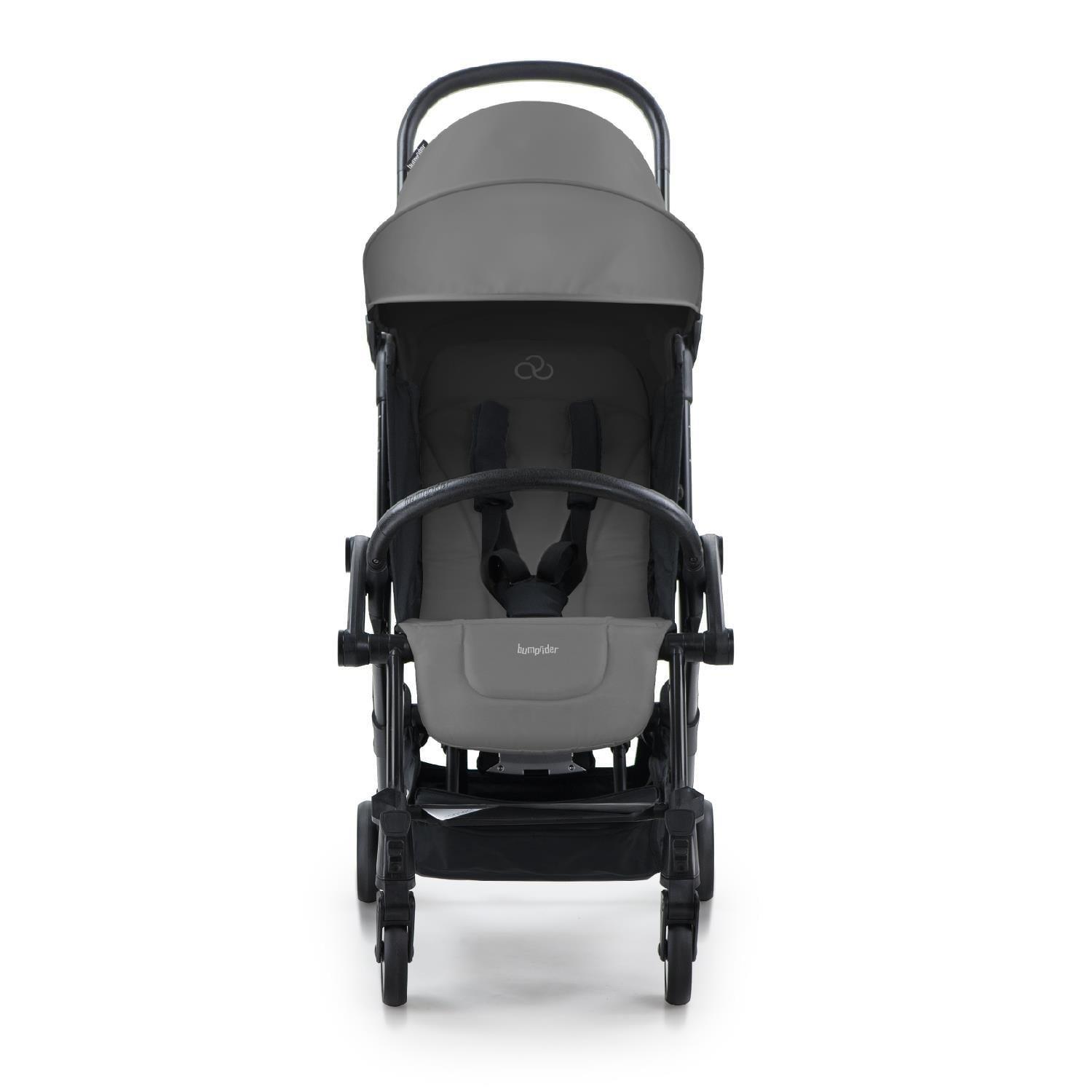 Bumprider Connect³ Black-Grey Bebek Arabası & Connect TRN Grup 0+ Oto Koltuğu Grey & Oto Koltuk Adaptörü