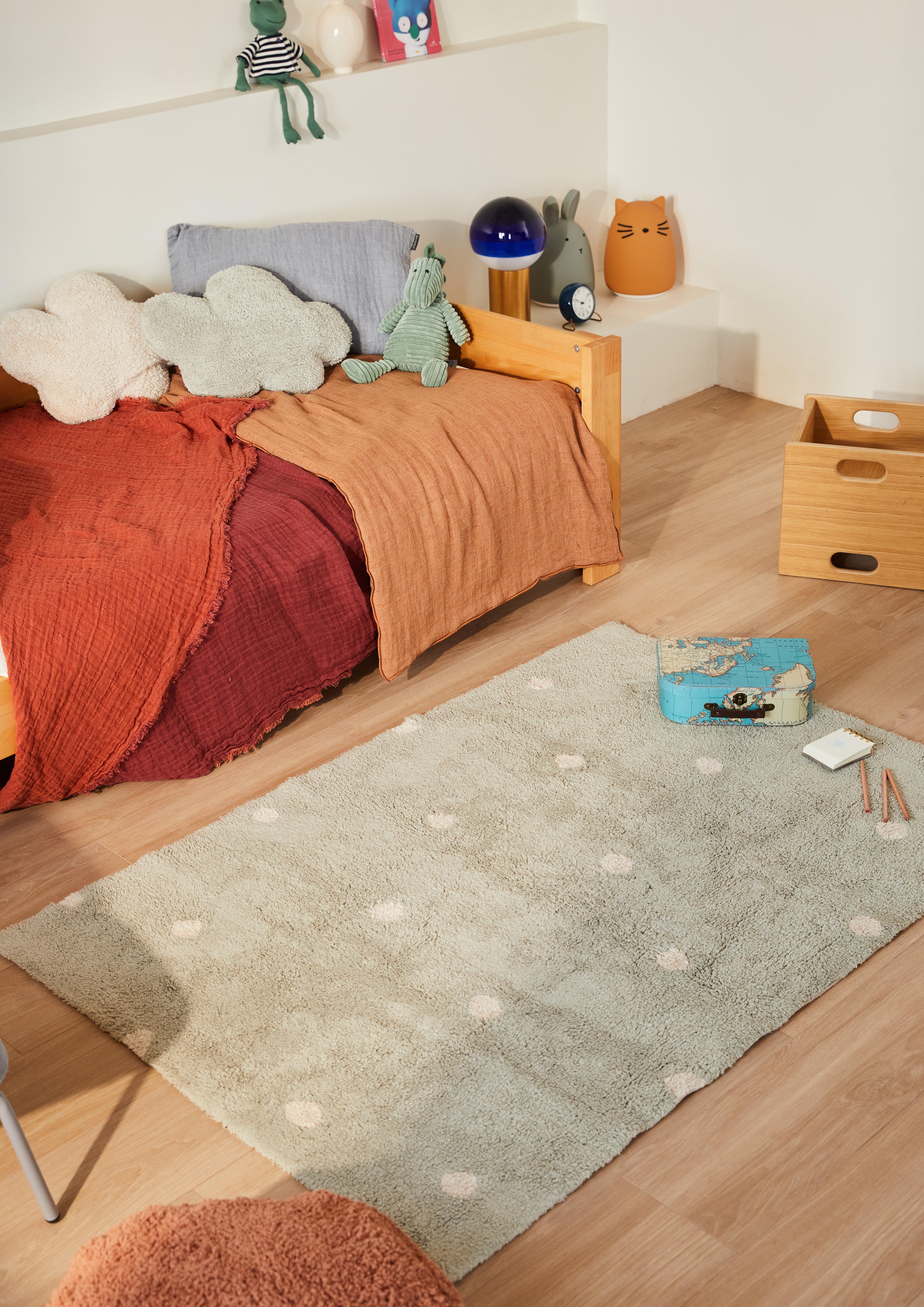 Halı, Mini Dot Blue Sage