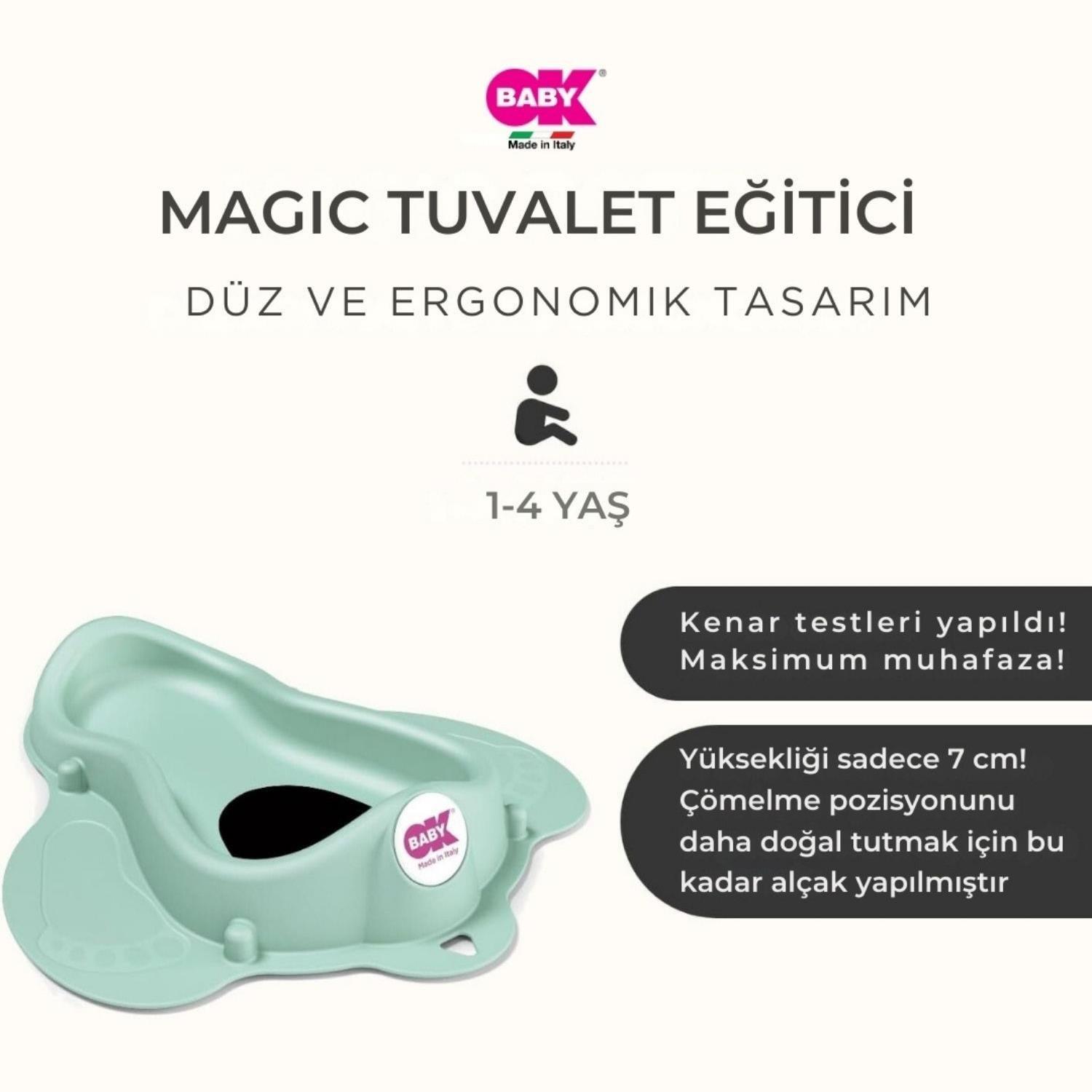 OKBaby Magic Tuvalet Eğitici K. Beyaz
