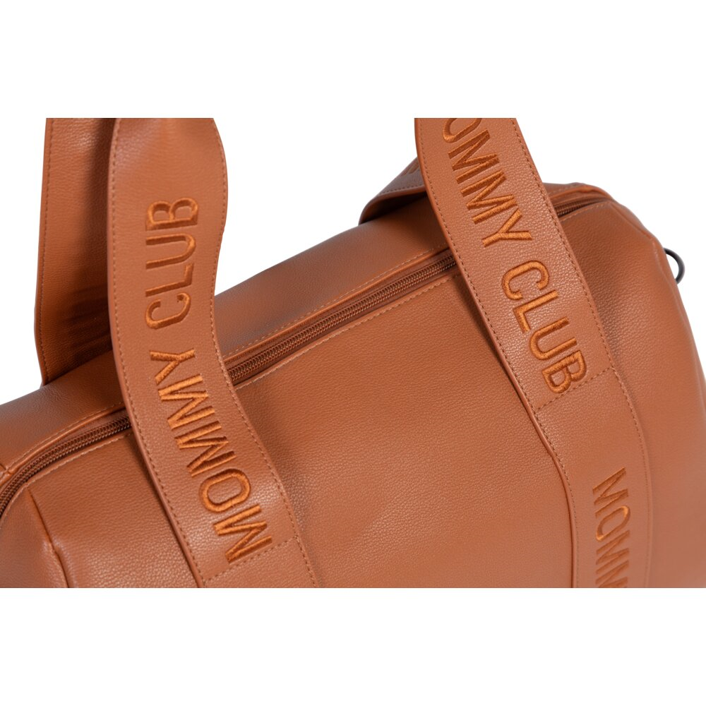 Mommy  Club Bag, Vegan Deri Kahve
