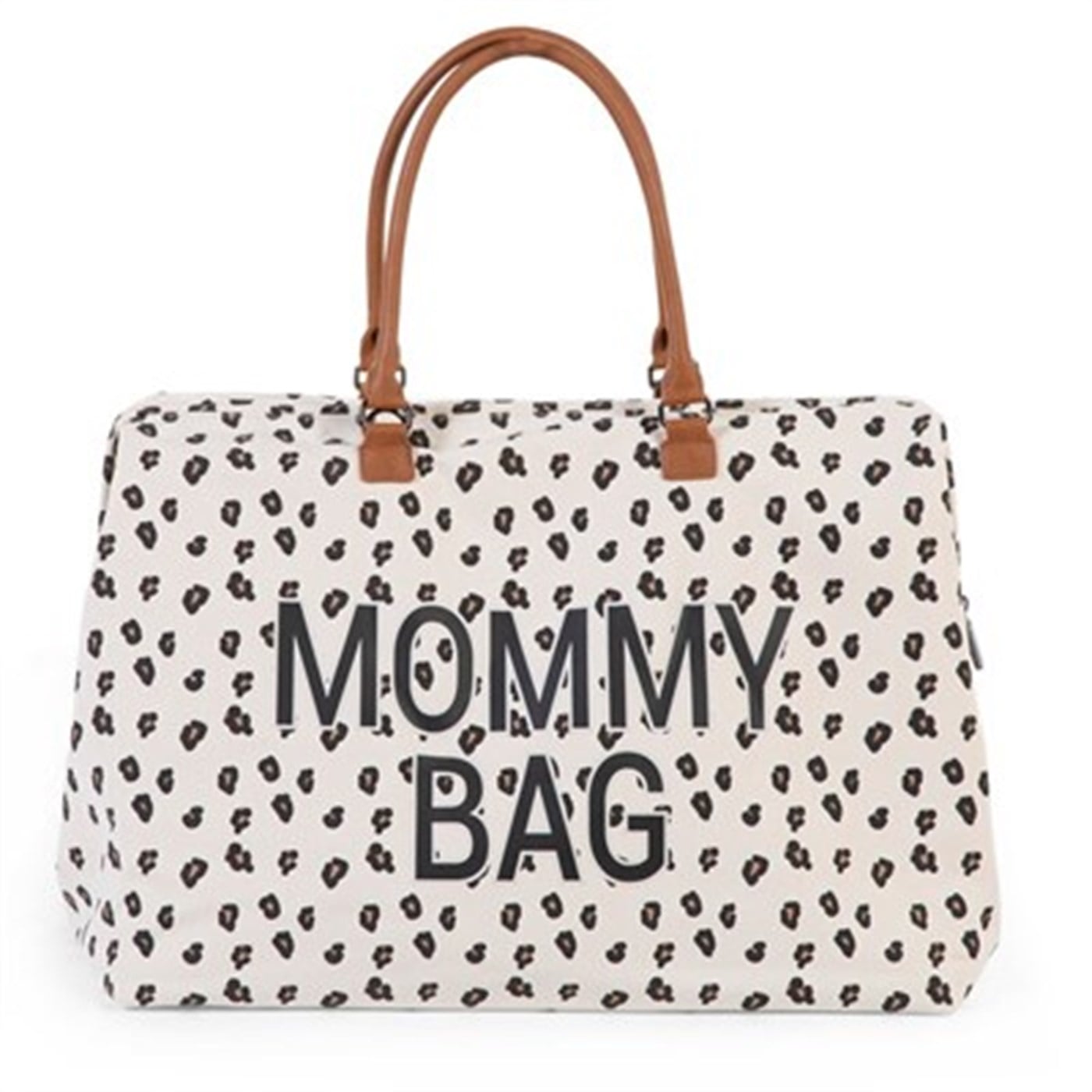 Mommy Bag, Anne Bebek Bakım Çantası, Kanvas Leopard