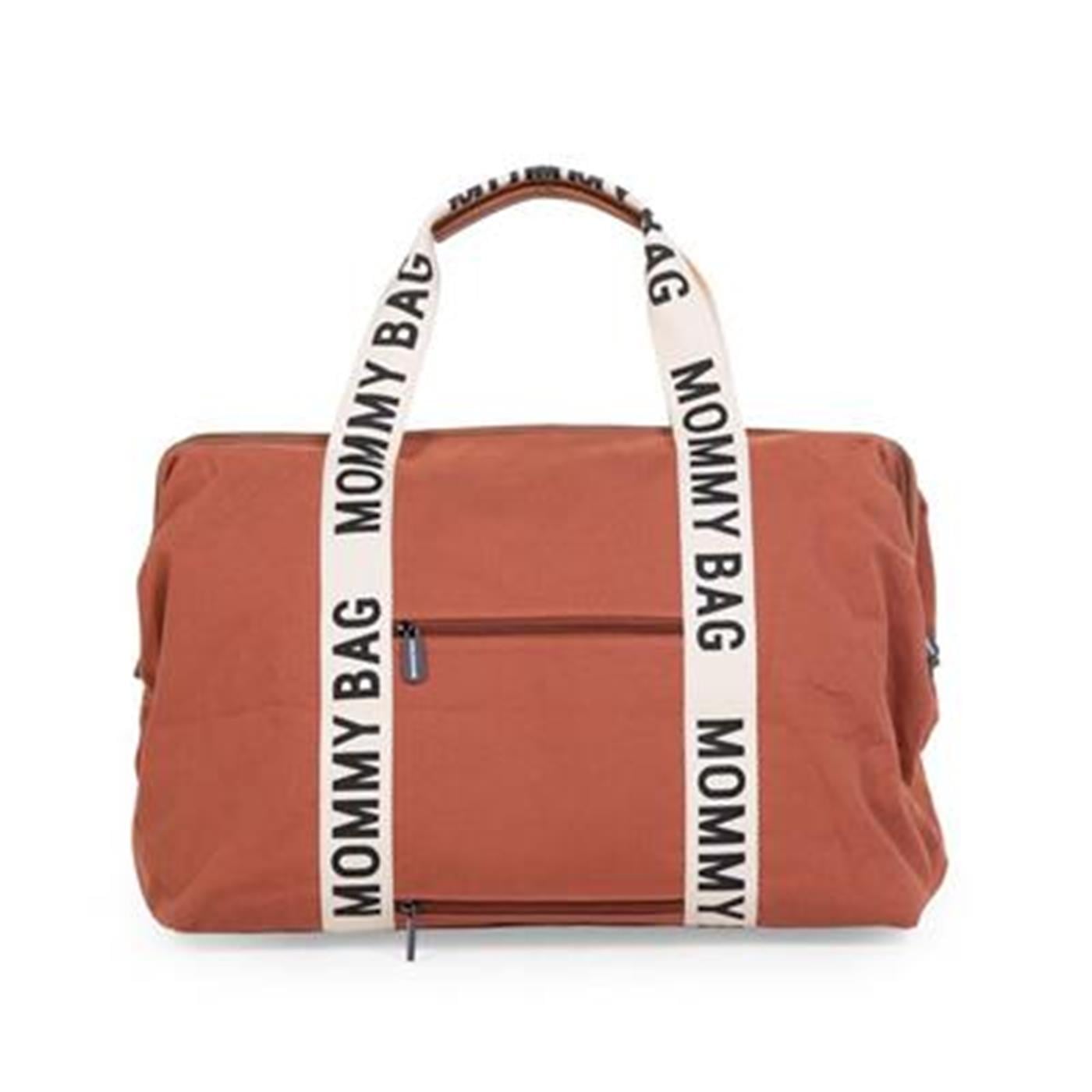 Mommy Bag Çanta, Signature Kanvas Kiremit