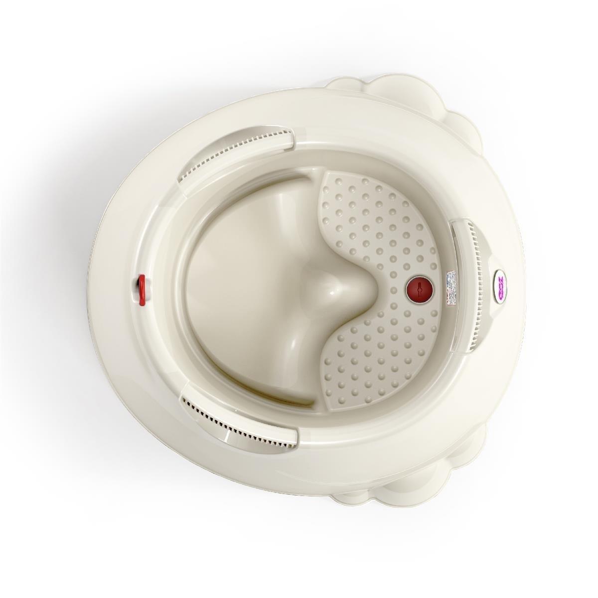 OKBaby Bebek Banyo Seti Opla Küvet & Splash Bebek Duşu Kırık Beyaz
