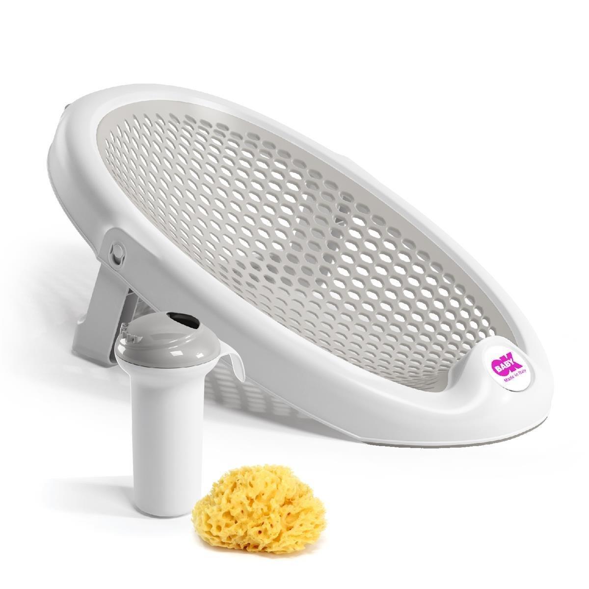 OKBaby Jelly Bebek Banyo Seti 3 Parça Açık Gri