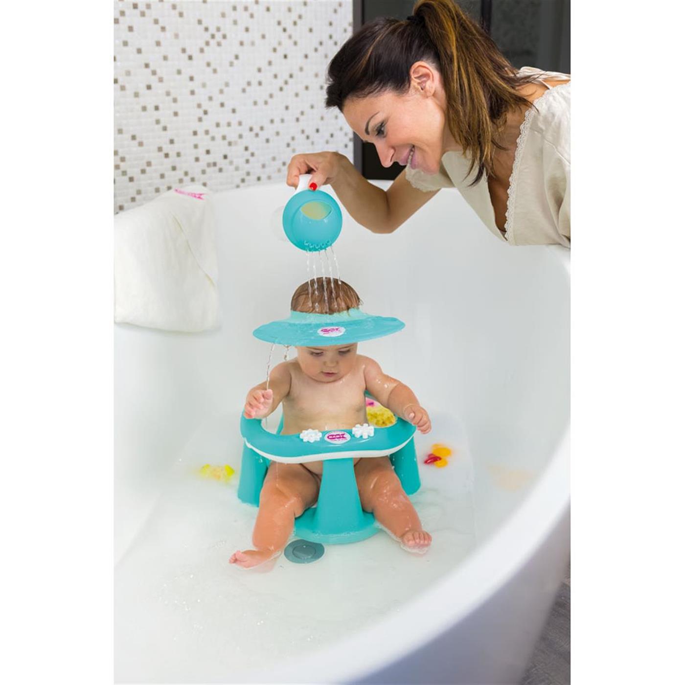 OKBaby Hippo Bebek Banyo Duş Şapkası A. Gri