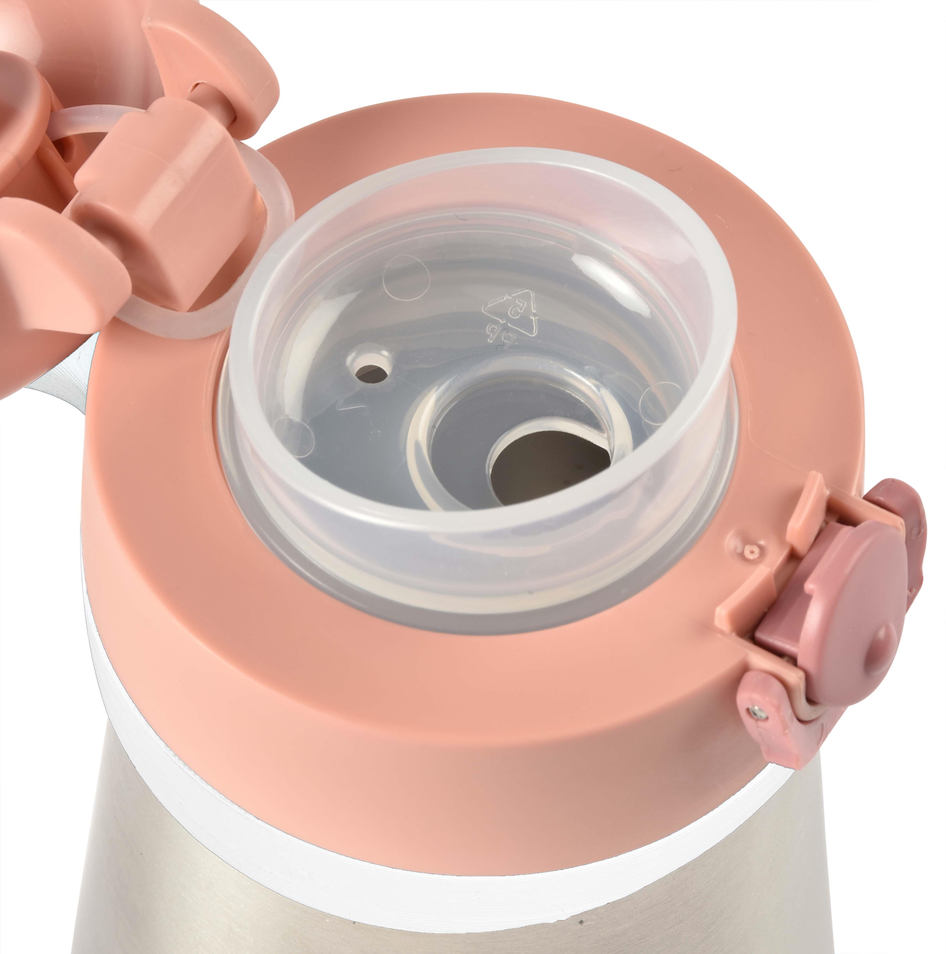 Paslanmaz Çelik Suluk 350 ml, Old pink