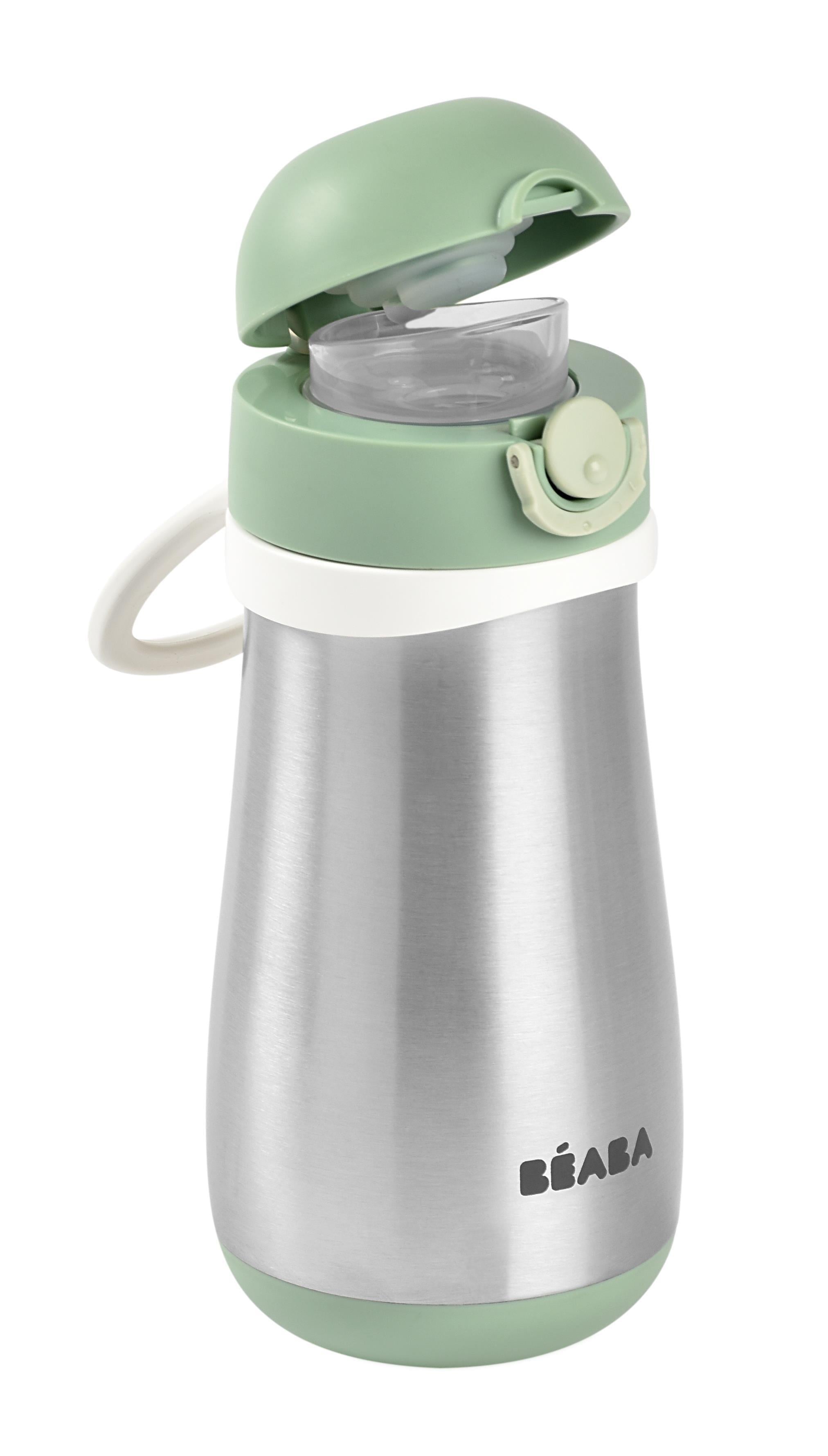 Paslanmaz Çelik Suluk 350 ml, Sage green