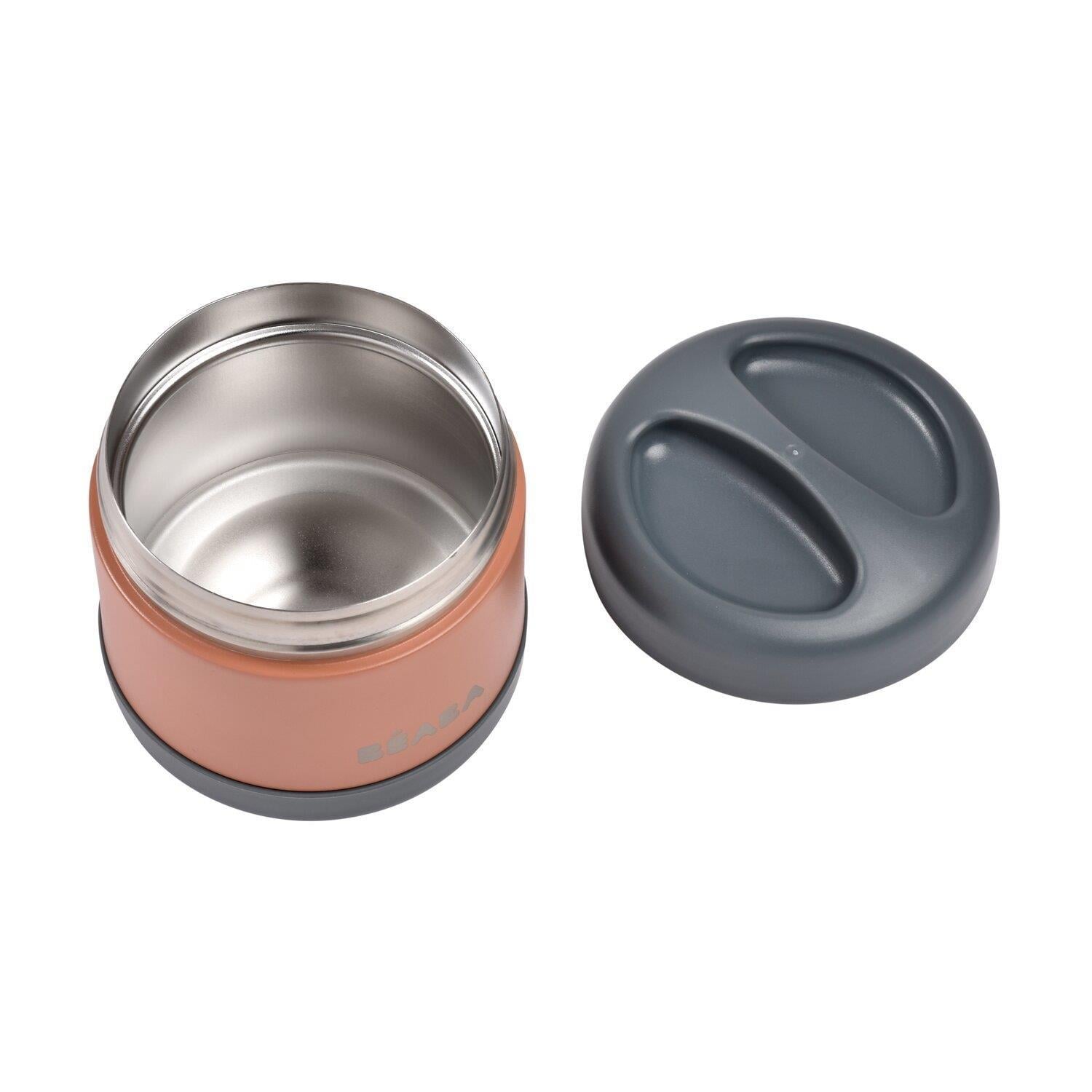 Paslanmaz Çelik Yiyecek Termosu 500ml, Mineral grey/Terracotta