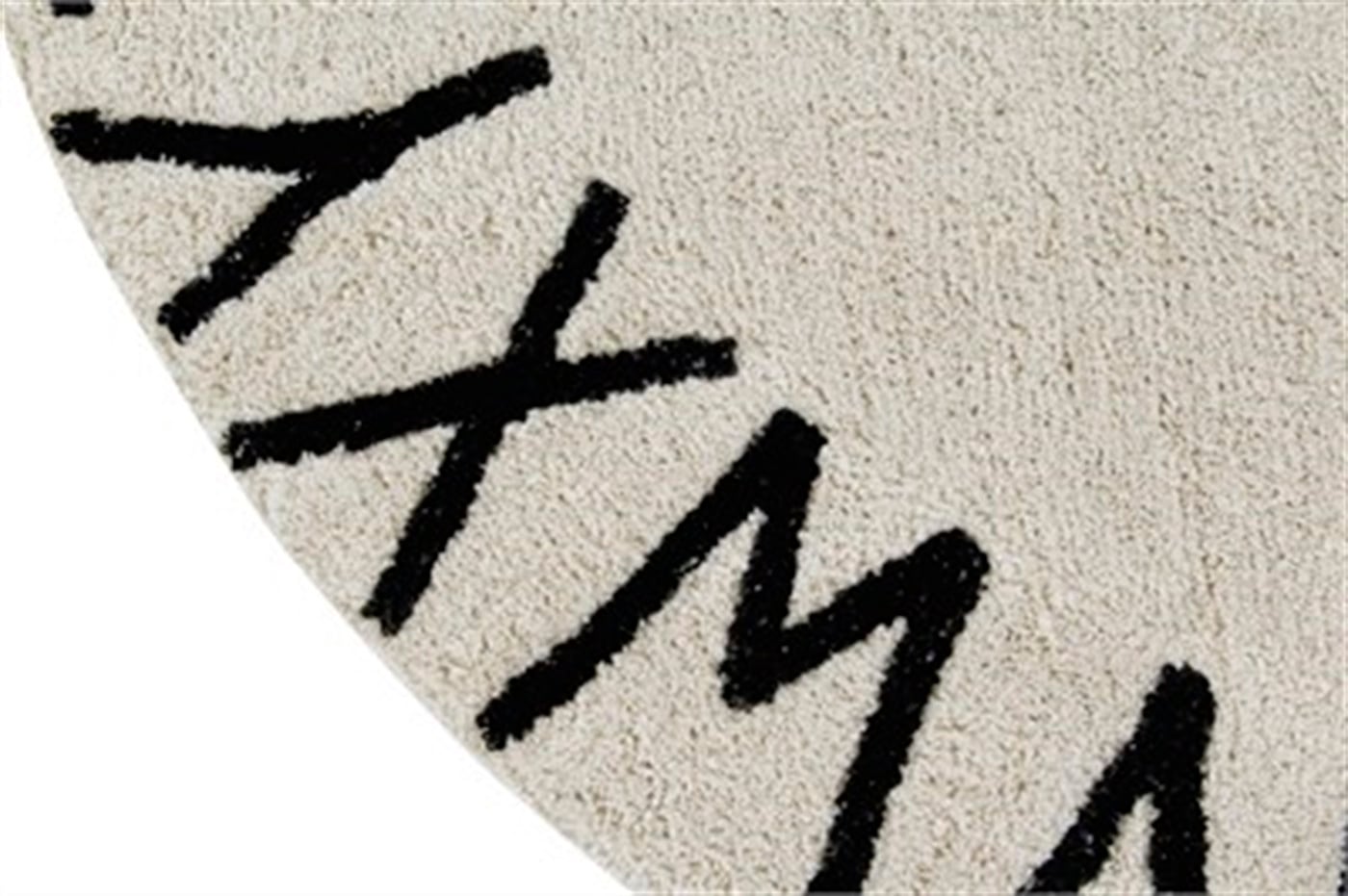 Round ABC Natural-Siyah