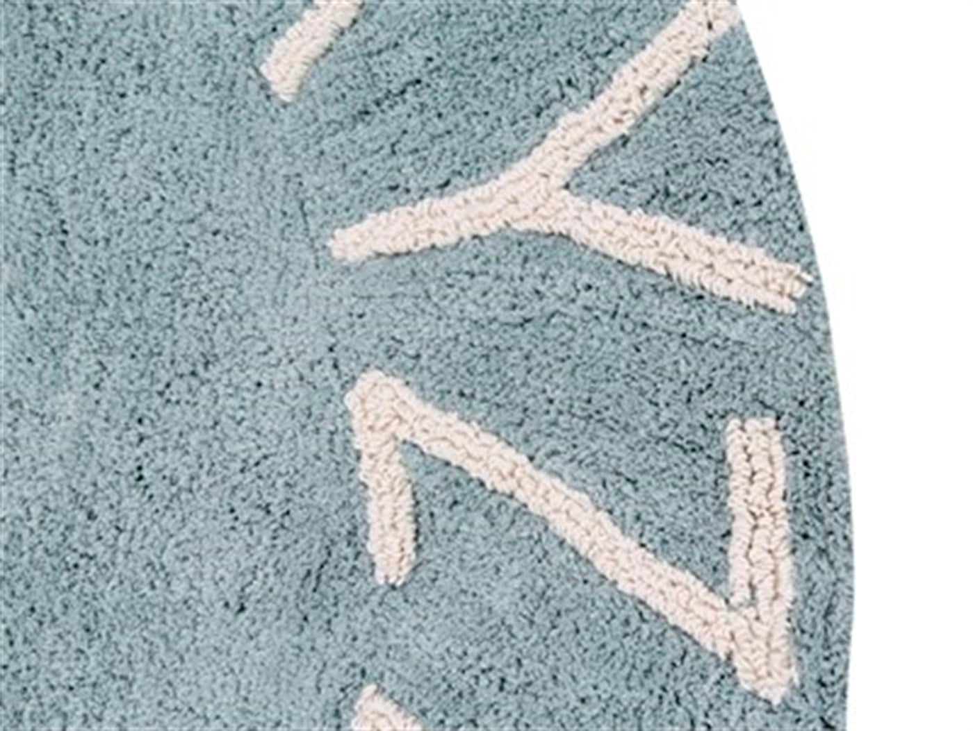 Round ABC Vintage Mavi-Natural