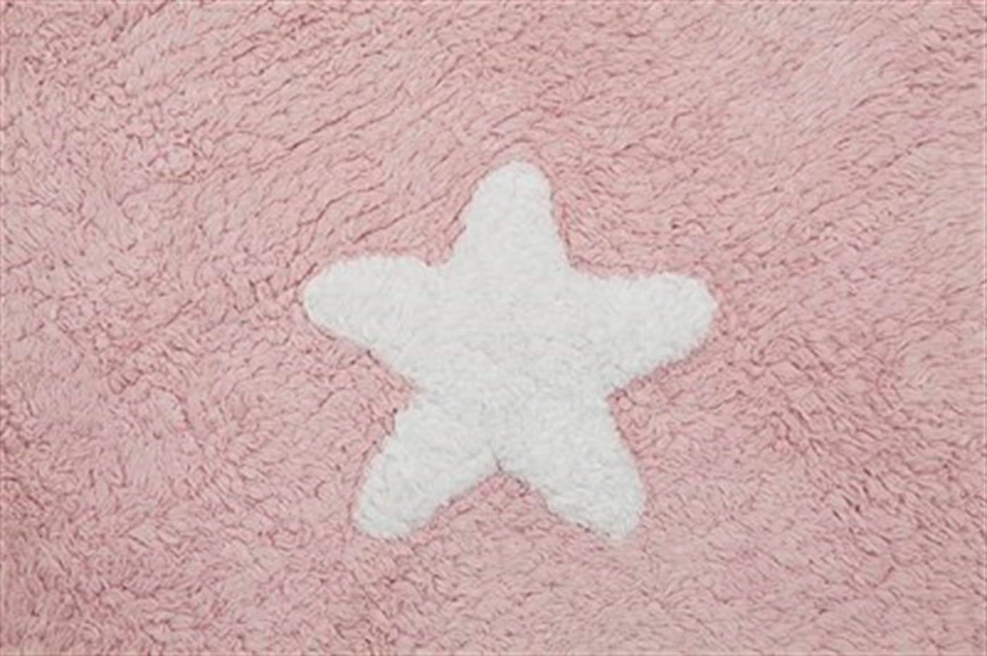 STARS Çocuk Odası Halısı Pembe/Beyaz