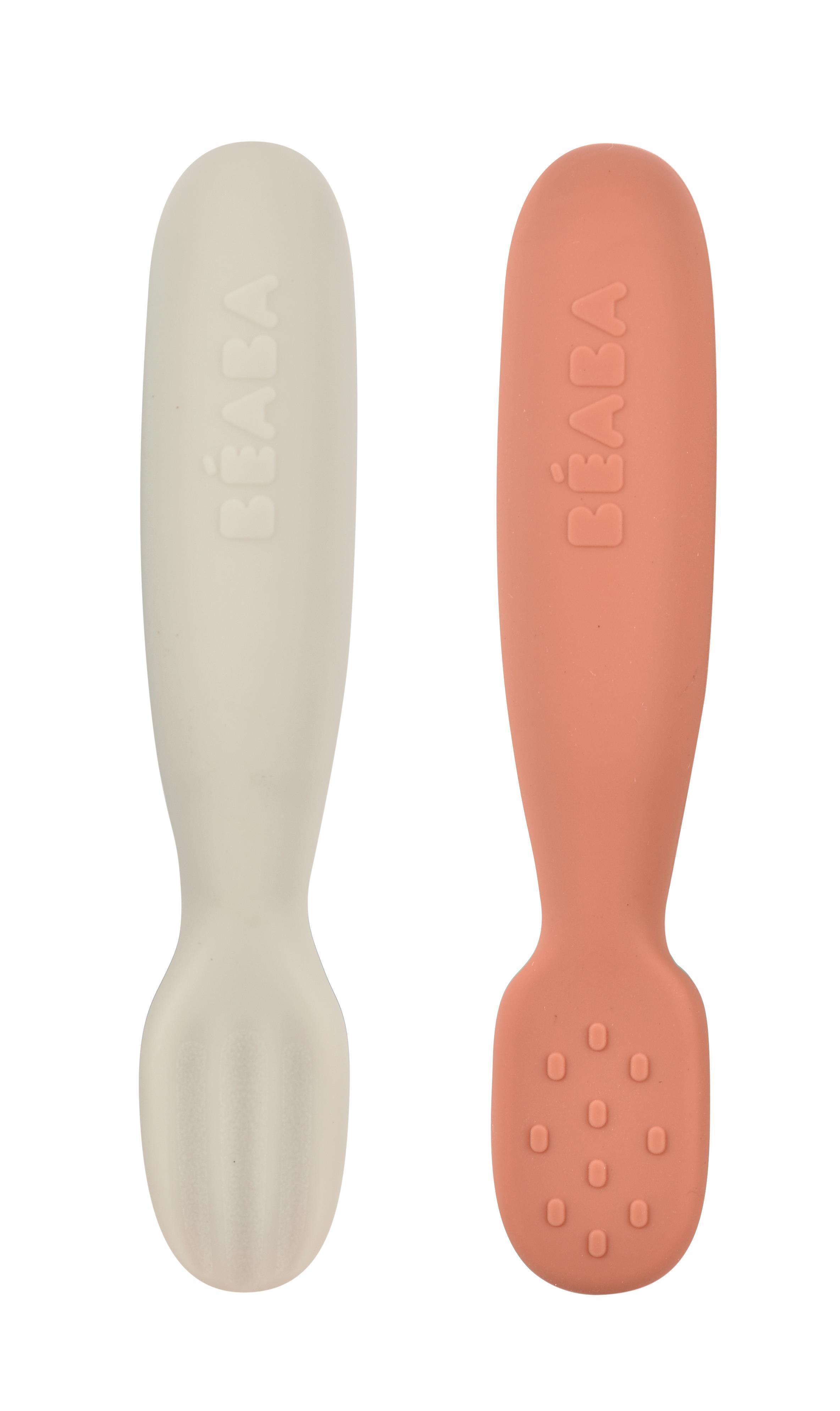 Silikon Kaşık Seti, Terracotta/velvet grey