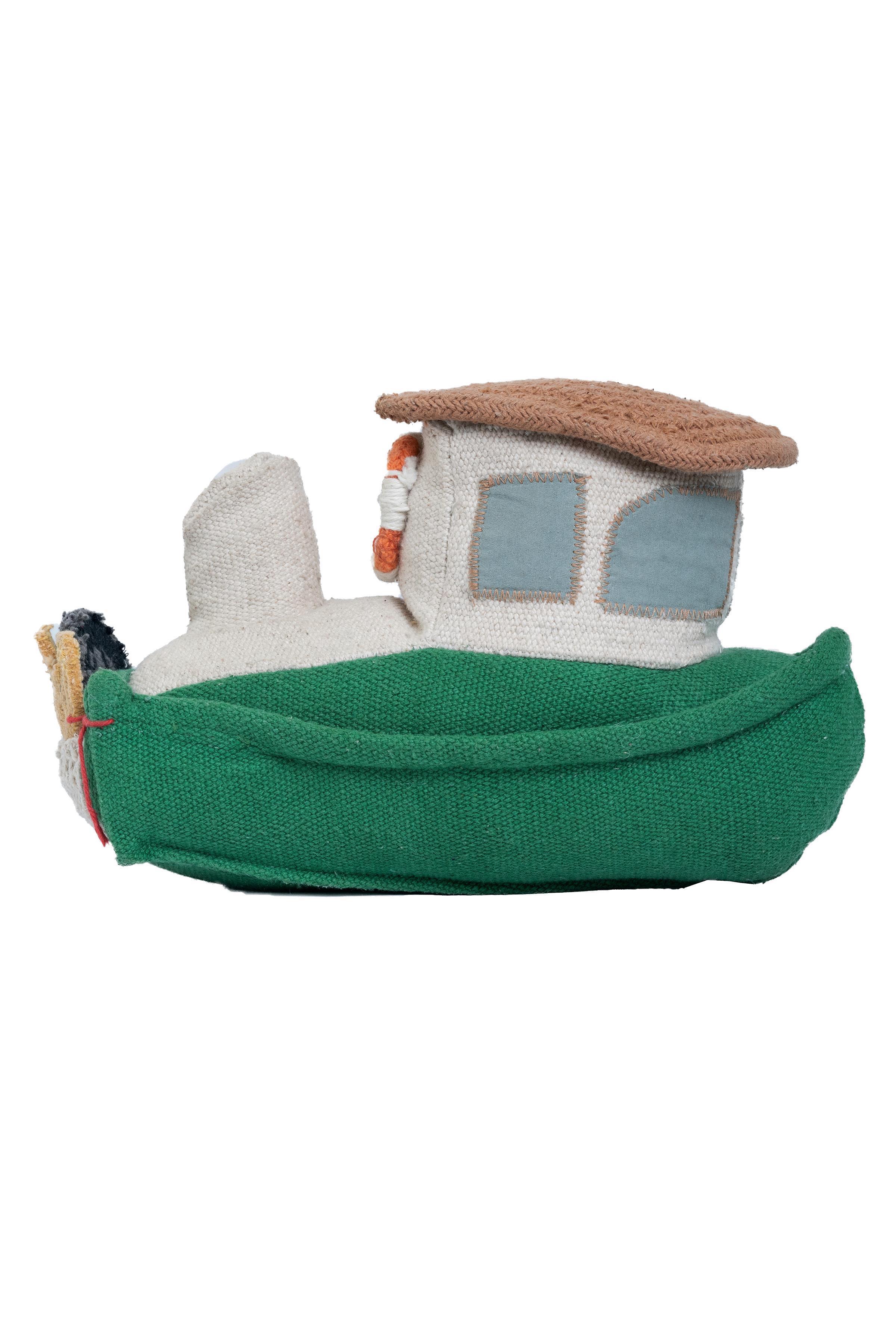 Soft Toy, Ride & Roll Fisherman Boat