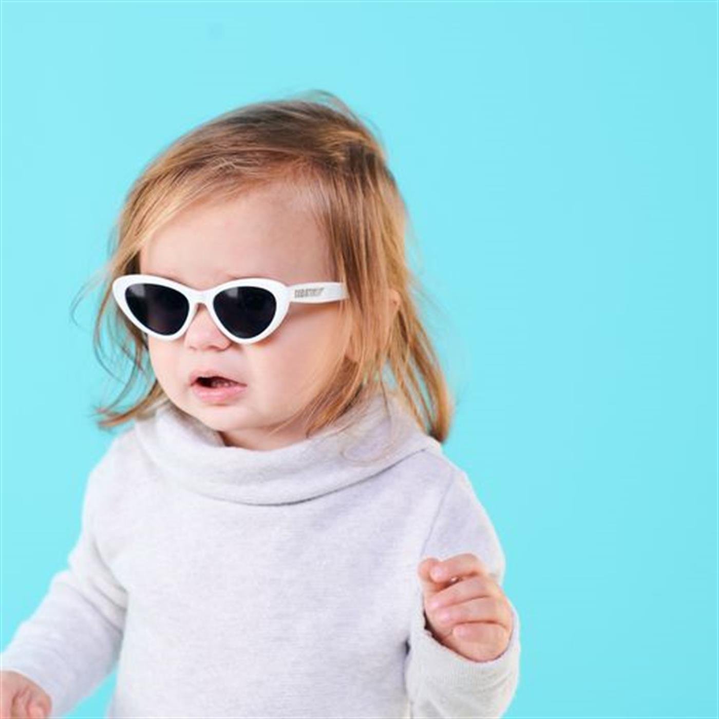 Babiators Original Cat-Eyes Güneş Gözlüğü Wicked White 3-5 Yaş