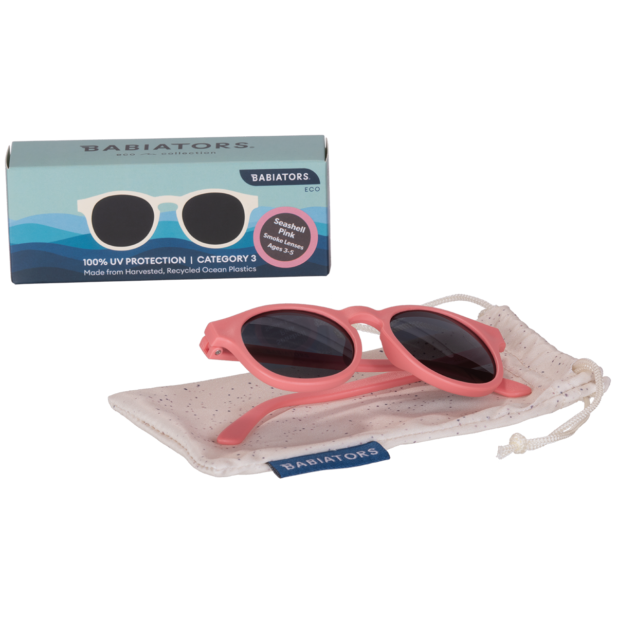 Babiators Original Keyhole Seashell Pink 0-2 Yaş