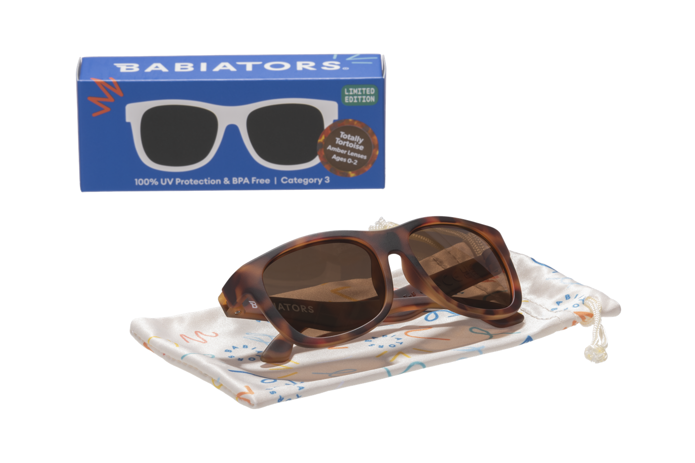 Babiators Original Navigator Güneş Gözlüğü Totally Tortoise 3-5 Yaş