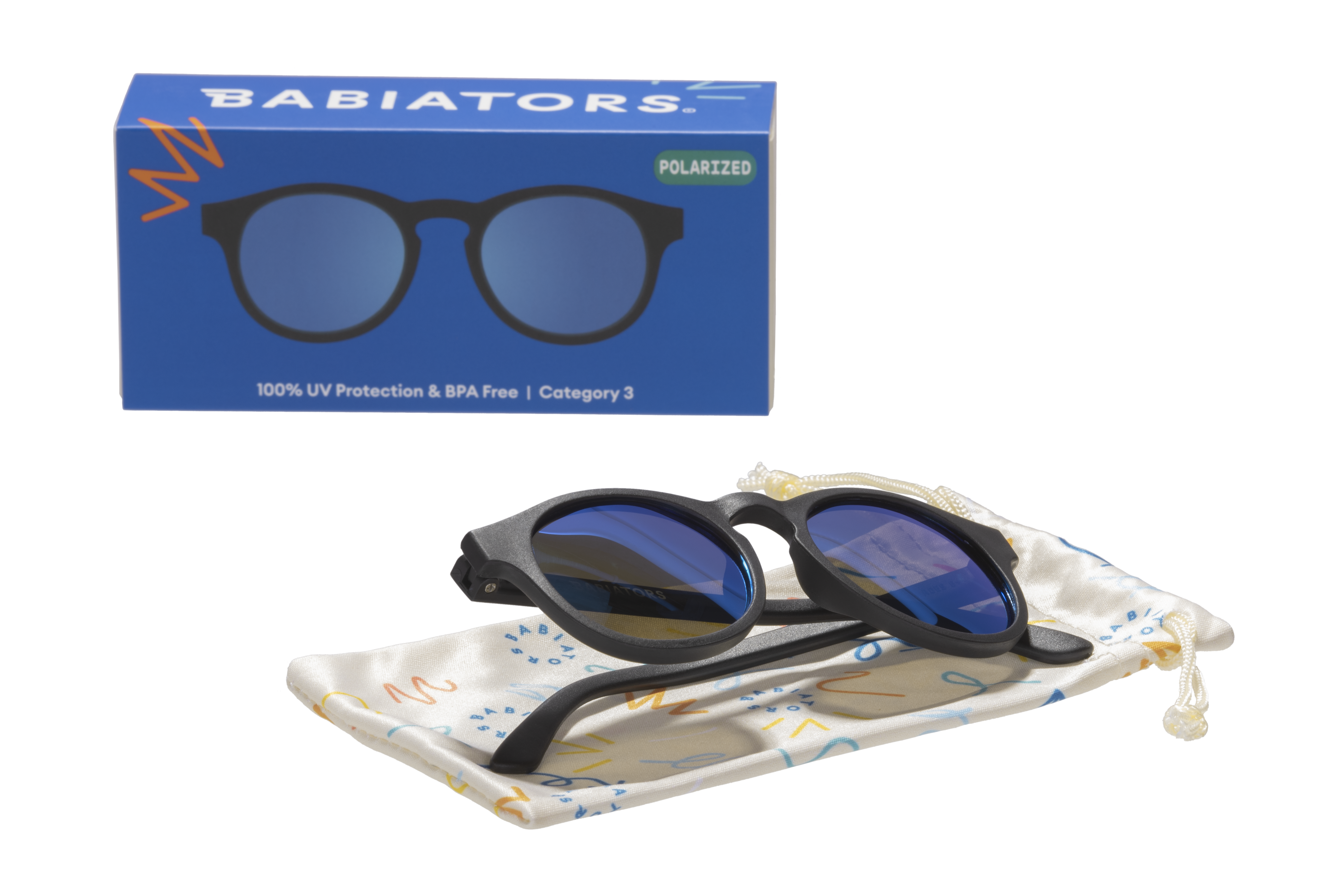 Babiators Polarize Keyhole Güneş Gözlüğü Jet Black 3-5 Yaş