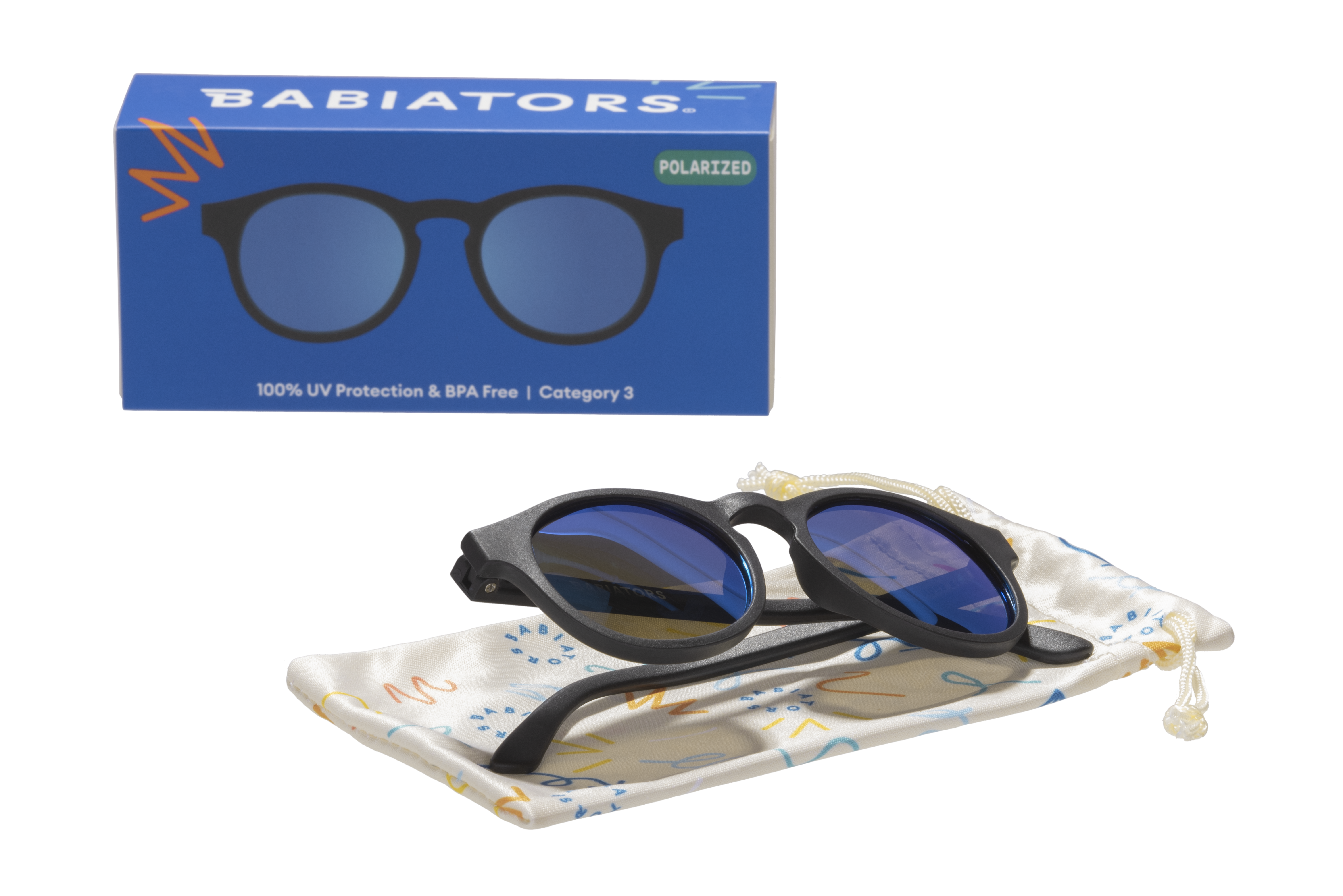 Babiators Polarize Keyhole Güneş Gözlüğü Jet Black 0-2 Yaş