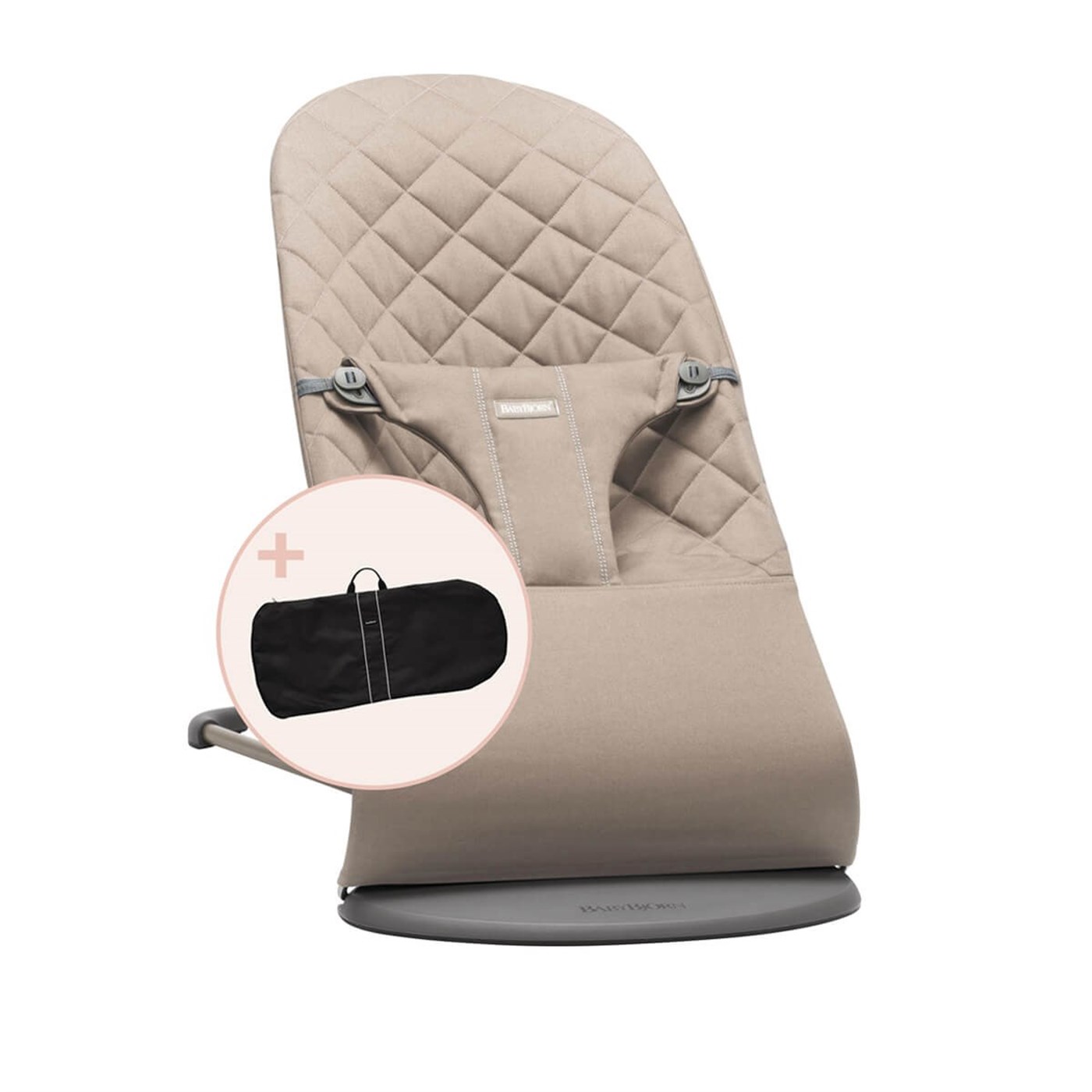 BabyBjörn Bliss Ana Kucağı Woven Sand Grey & Taşıma Çantası