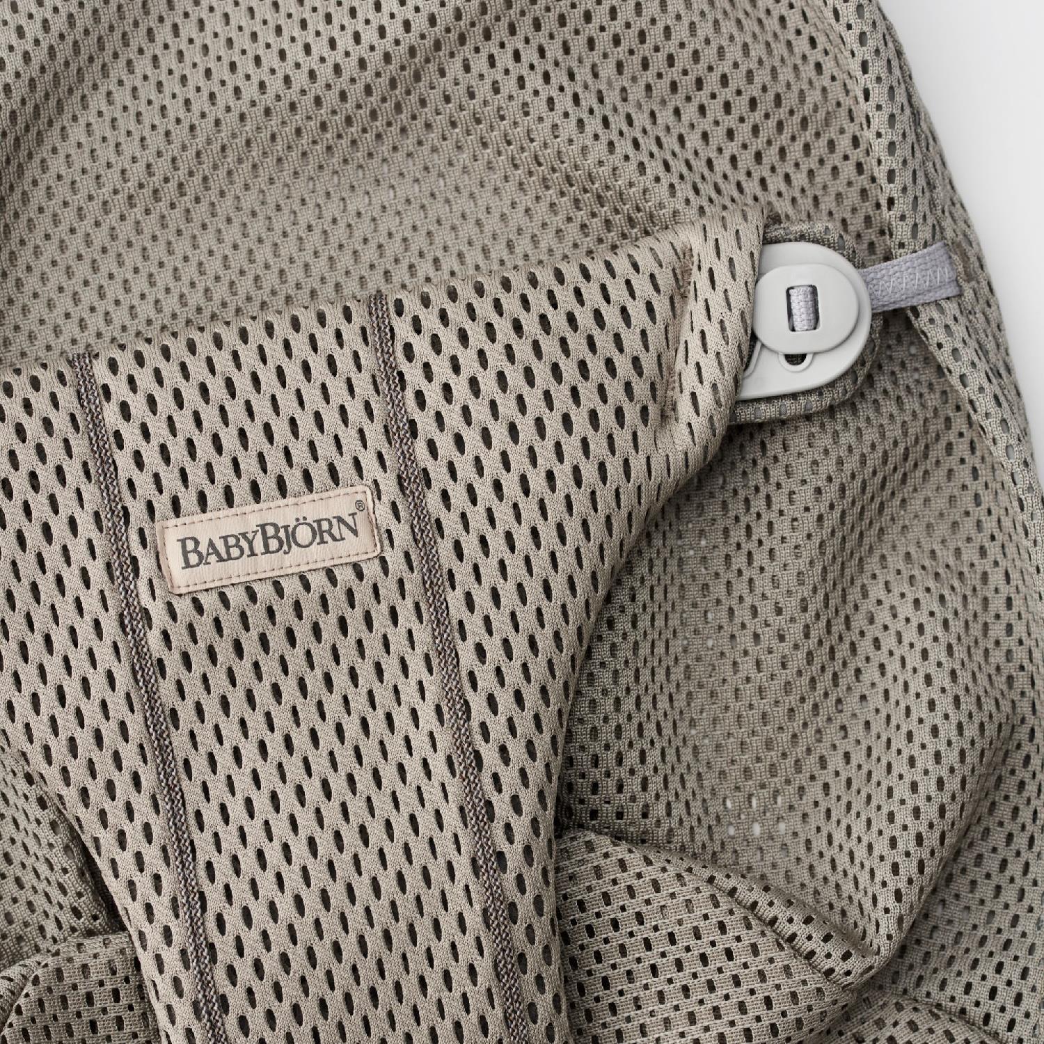 BabyBjörn Pastel Oyuncaklı Bliss Ana Kucağı Mesh Grey Beige