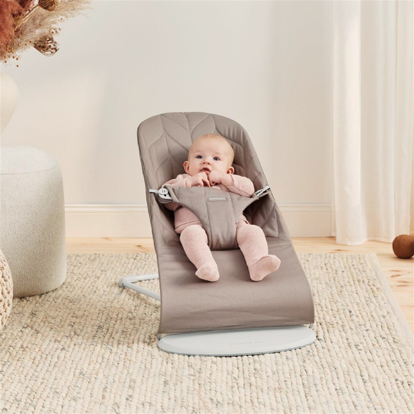 BabyBjörn Bliss Ana Kucağı Petal Woven Sand Grey