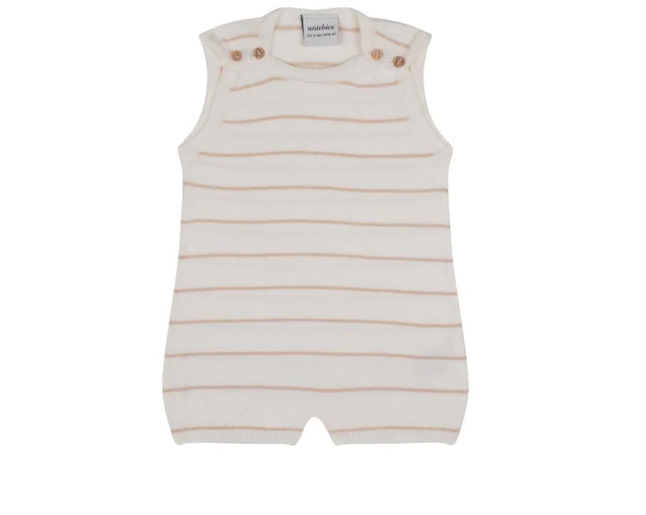 Bej Çizgili Triko Barbatöz STD