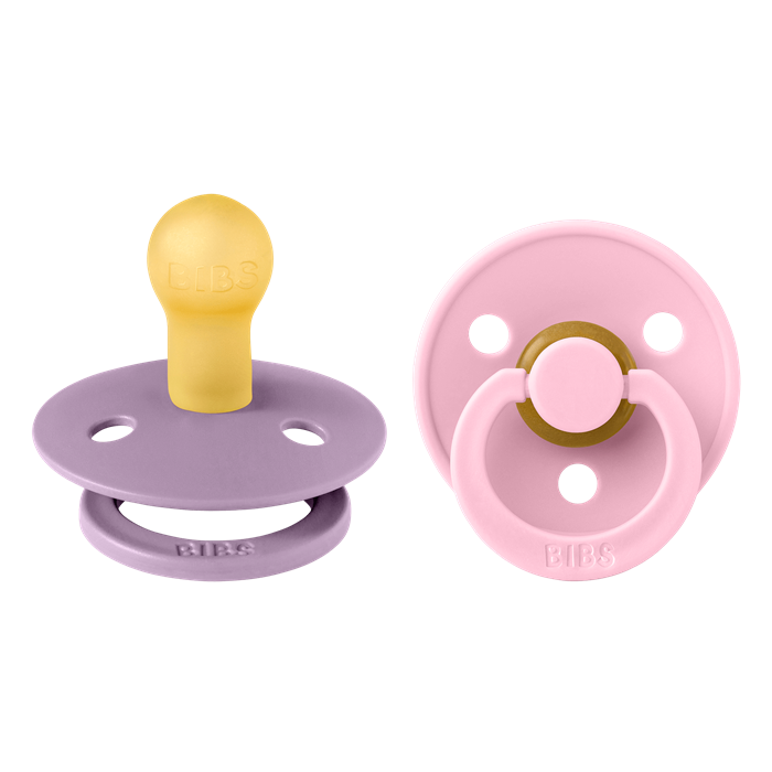 Bibs İkili Latex Emzik lavanta/pink