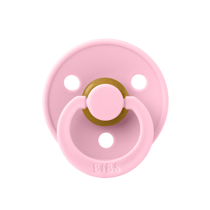 Bibs Colour Latex Emzik Baby pink