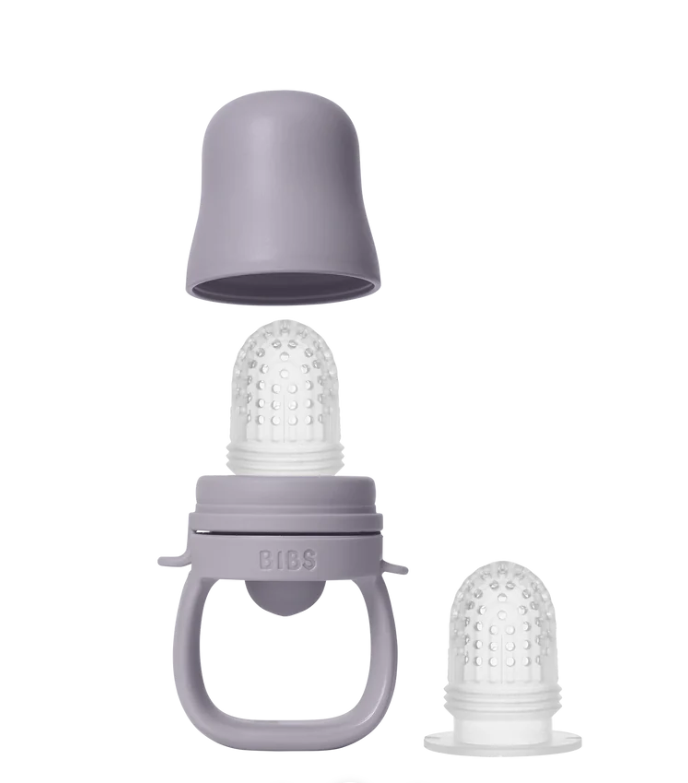 Bibs Silikon Meyve ve Sebze Filesi Feeder Fossil Grey